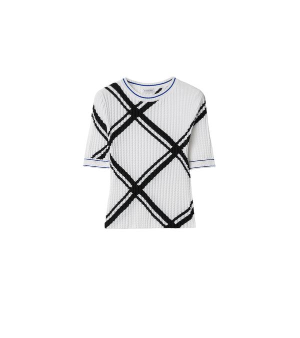 BURBERRY | CHECK COTTON TOP - MAXFIELD LA
