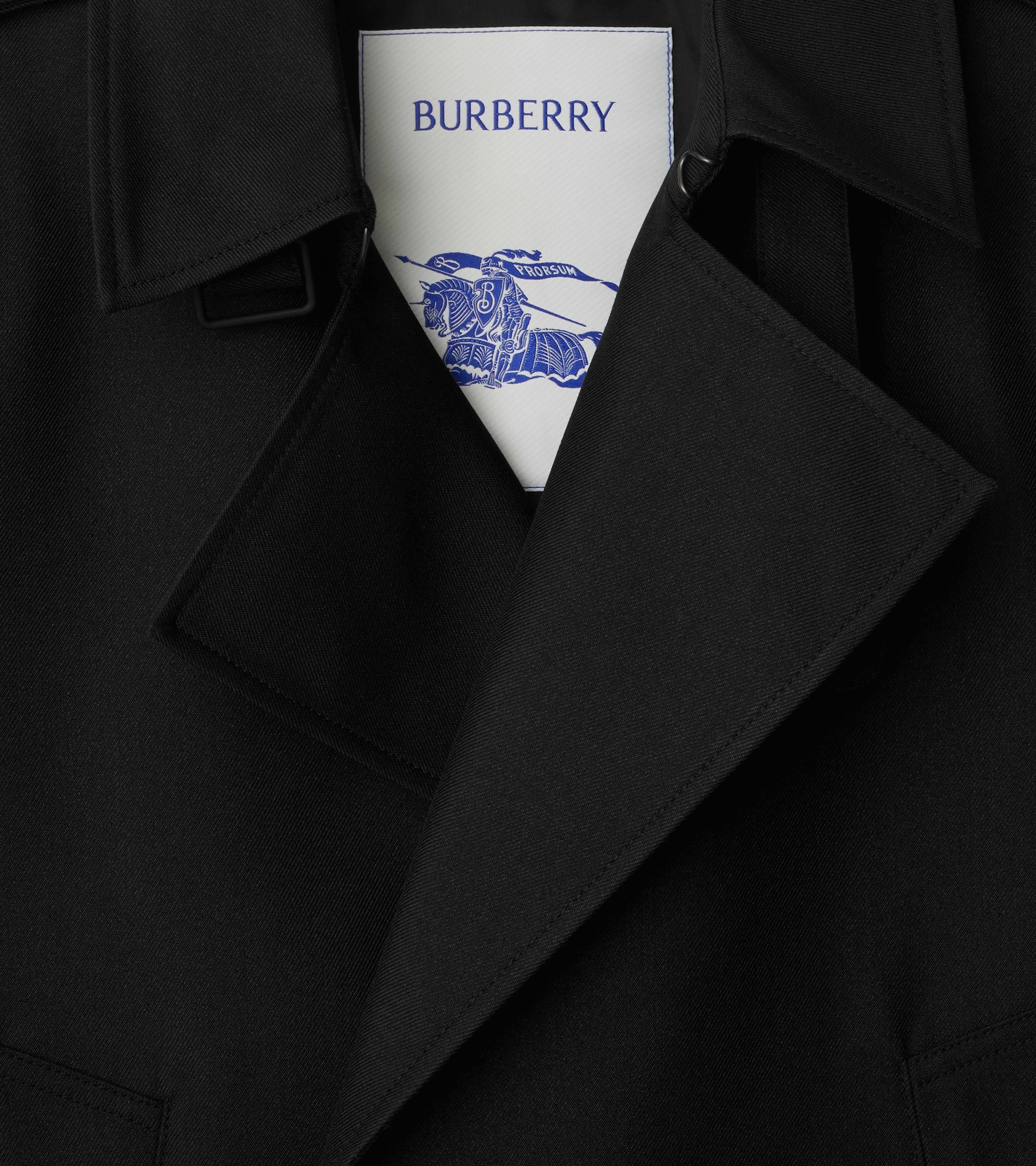 BURBERRY | SILK BLEND TRENCH JACKET - MAXFIELD LA