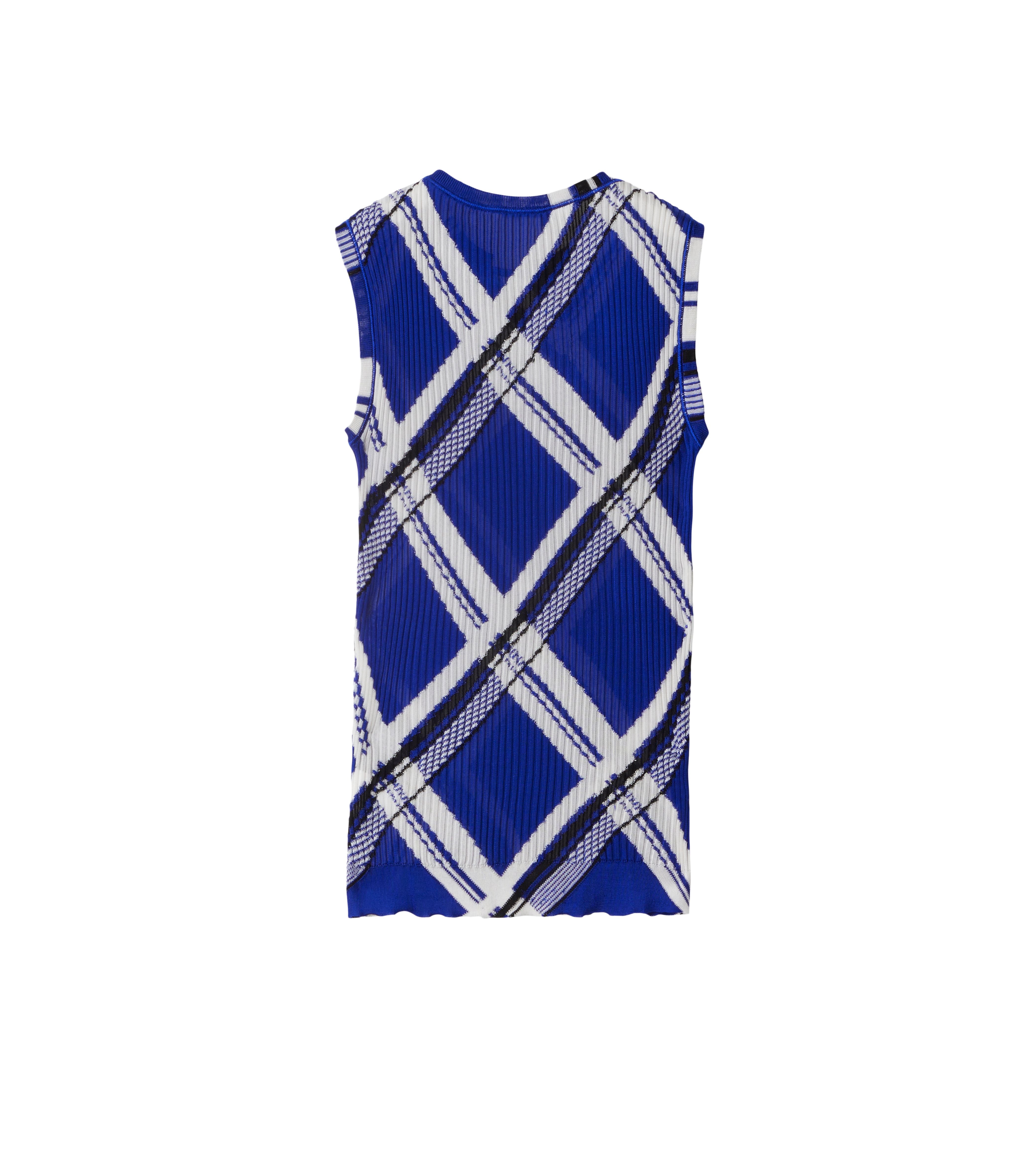 BURBERRY | CHECK SILK VEST - MAXFIELD LA