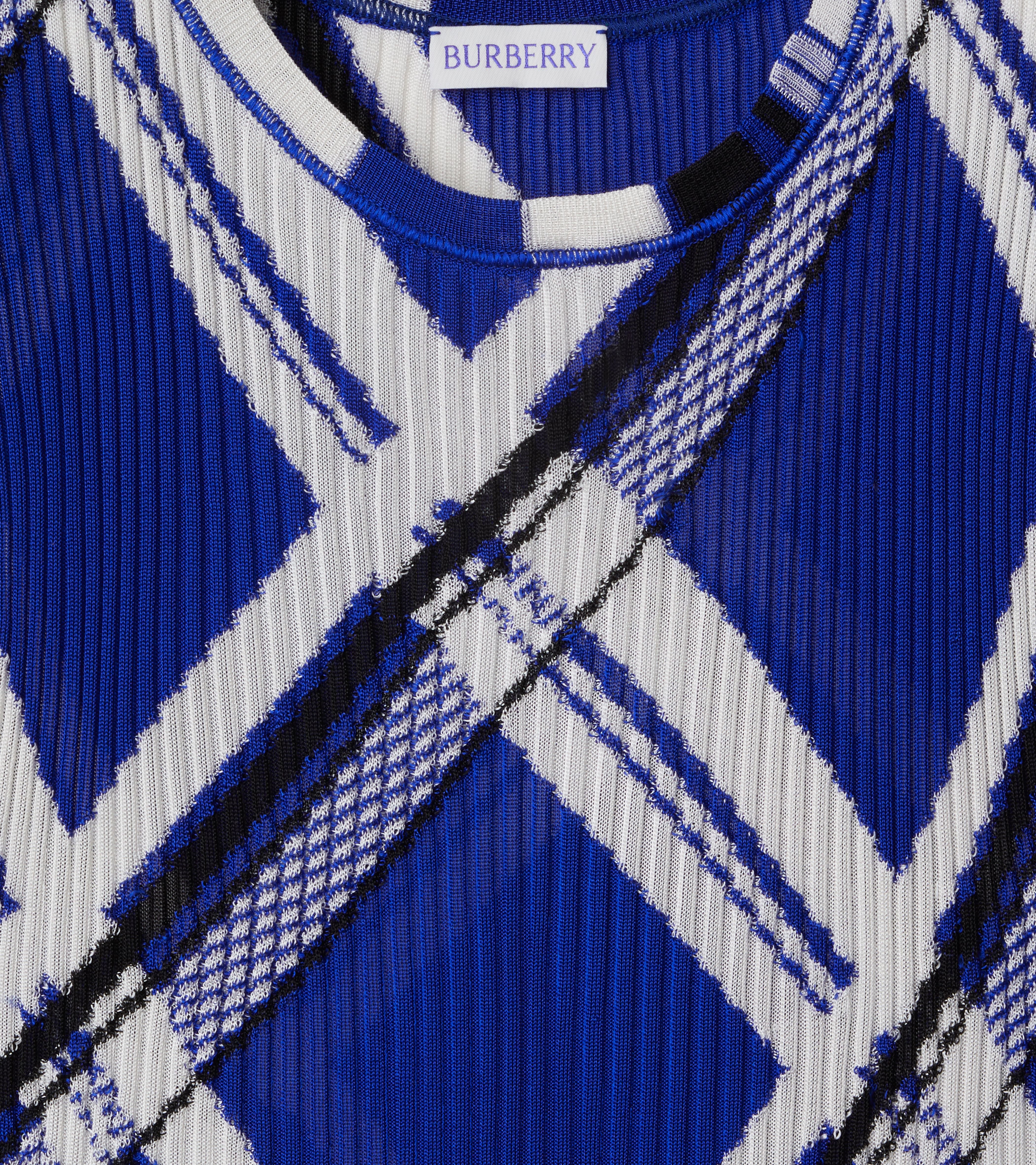 BURBERRY | CHECK SILK VEST