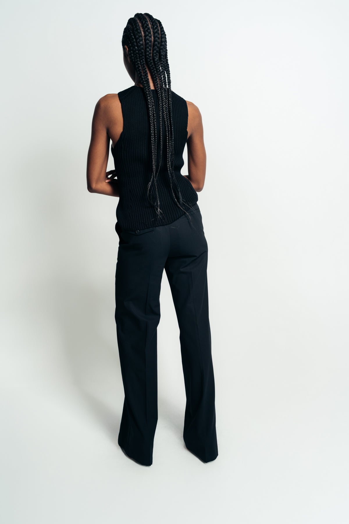 ANN DEMEULEMEESTER | MAAIKE FLARED COMFORT TROUSERS - MAXFIELD LA