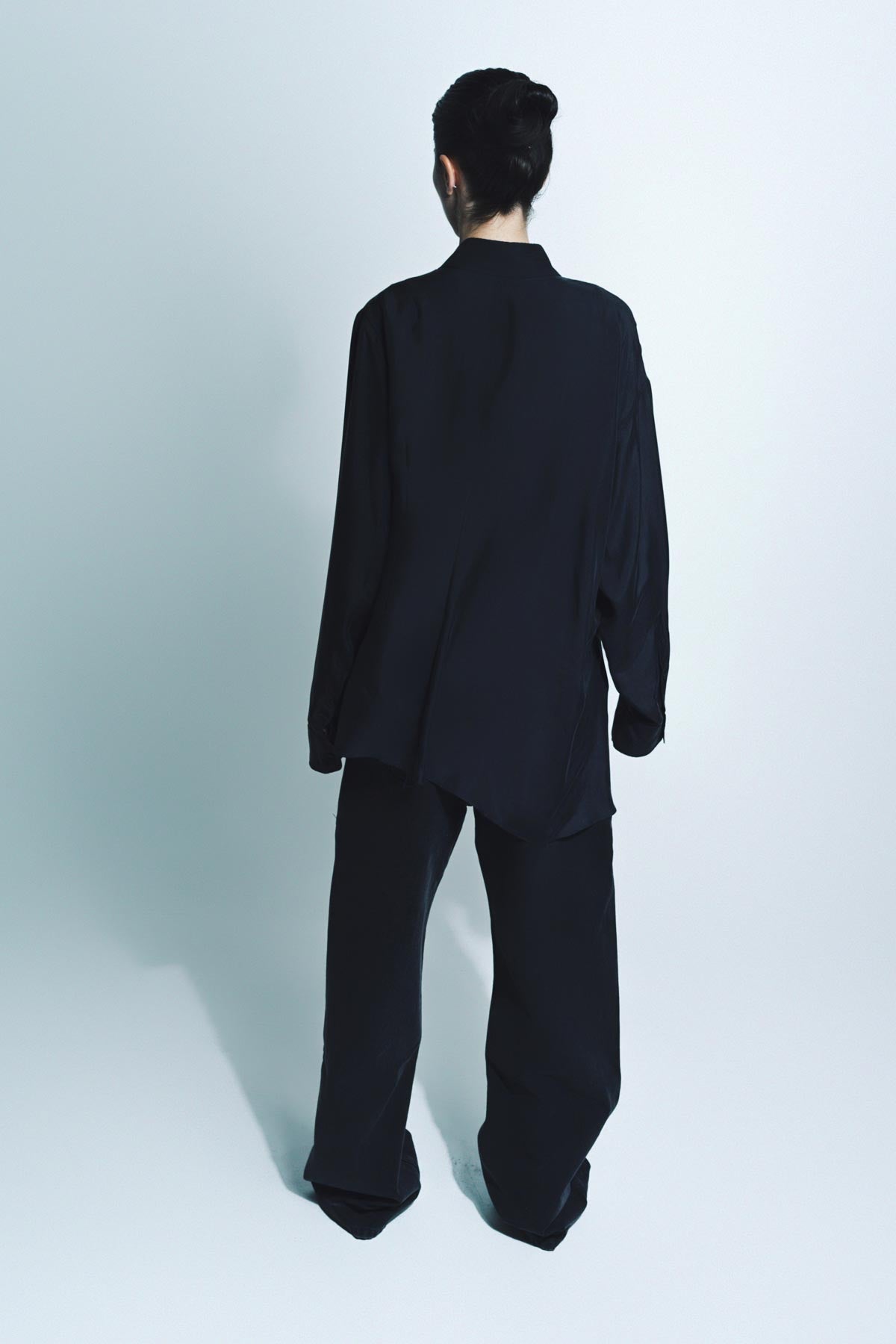 ANN DEMEULEMEESTER | JULA DROPPED SHOULDER LONG SLEEVE SHIRT - MAXFIELD LA