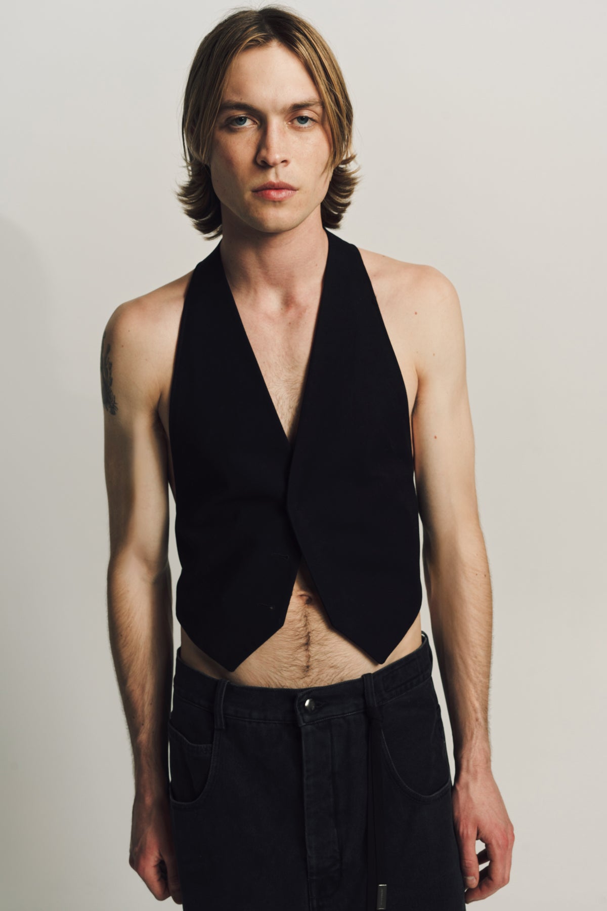 ANN DEMEULEMEESTER | LENS MICRO WAISTCOAT - MAXFIELD LA