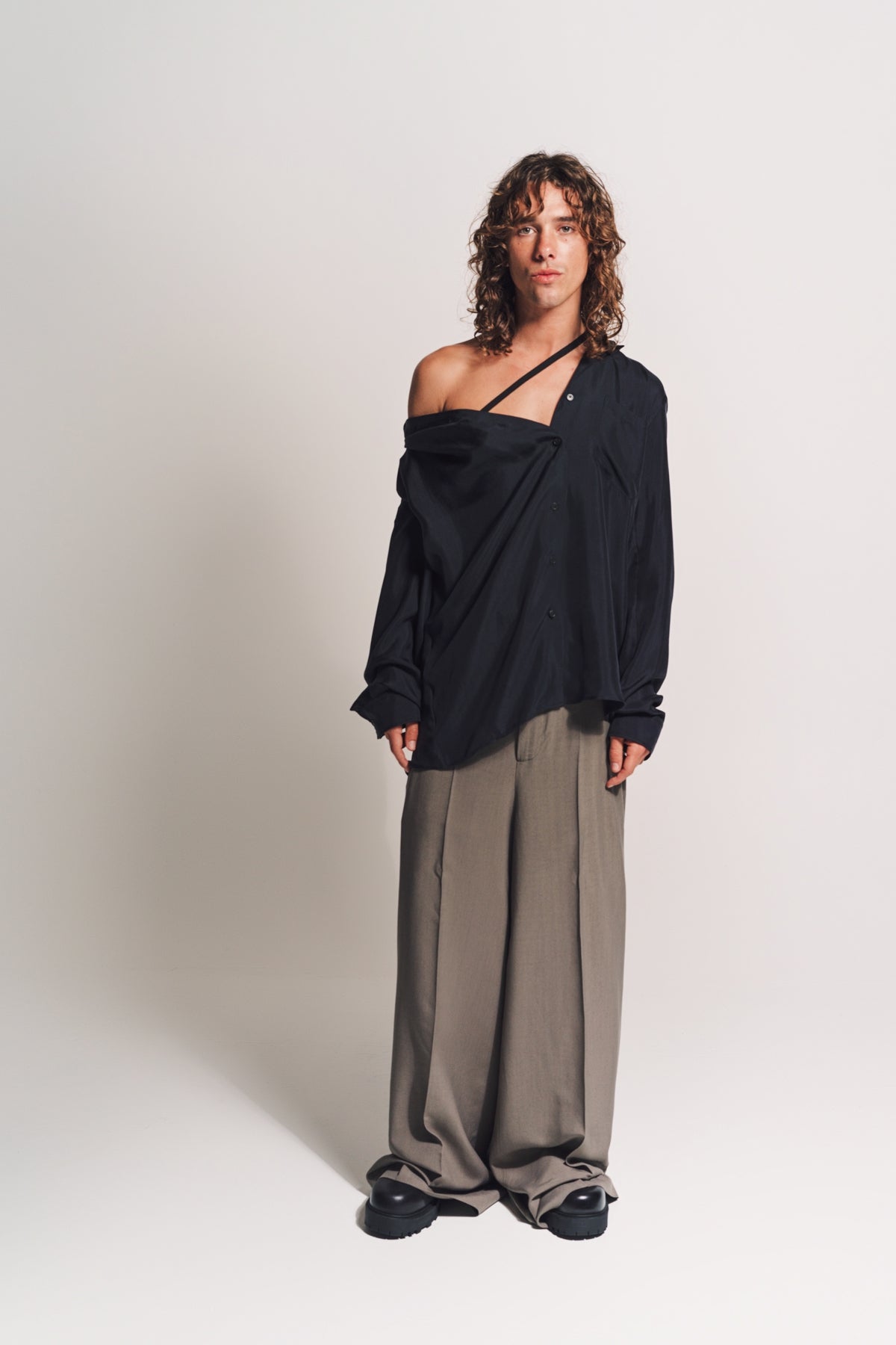 ANN DEMEULEMEESTER | MATTHIEU WIDE TROUSERS - MAXFIELD LA