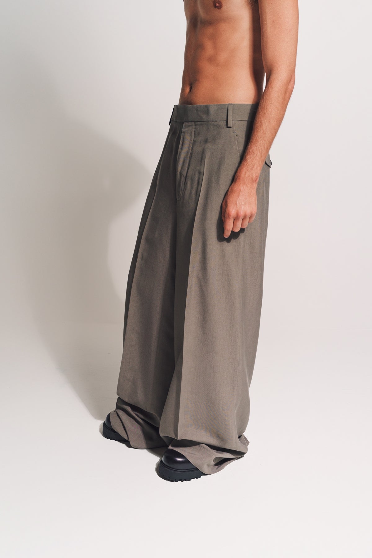 ANN DEMEULEMEESTER | MATTHIEU WIDE TROUSERS - MAXFIELD LA
