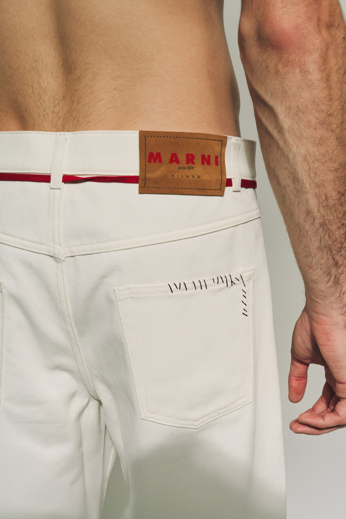 MARNI | DRAWSTRING TROUSERS - MAXFIELD LA