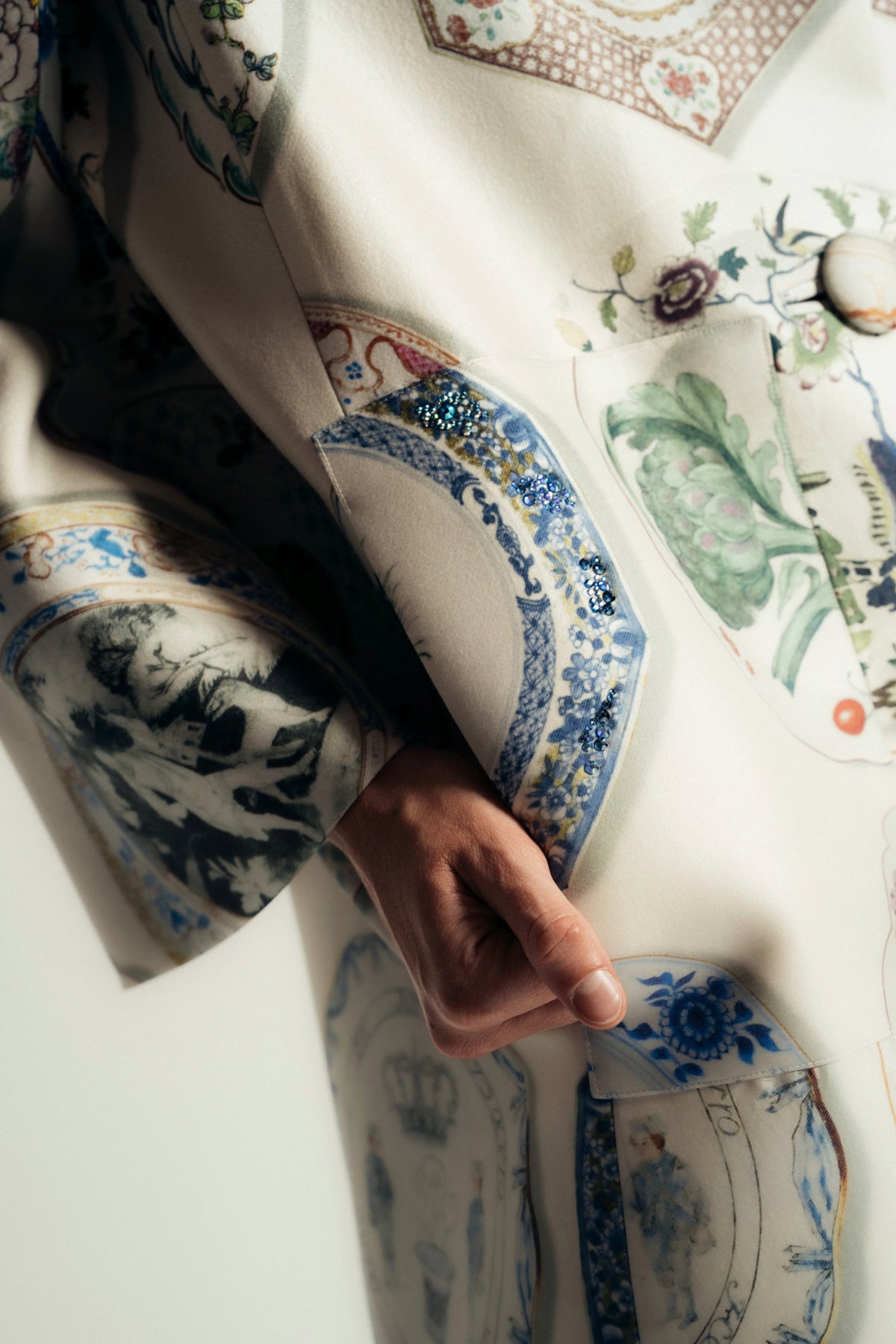 LIBERTINE | ‘CHELSEA PLATES’ PATCH POCKET COAT - MAXFIELD LA