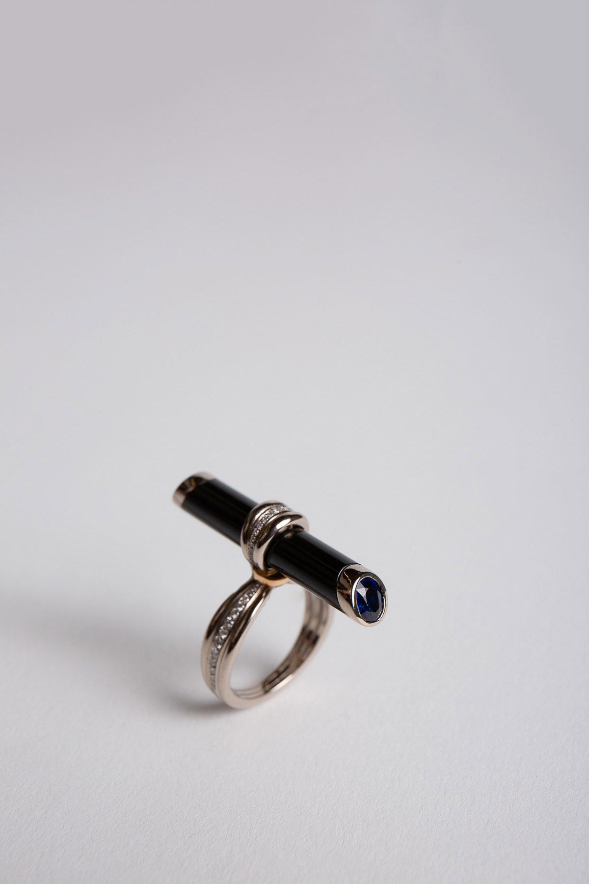 HANNAH MARTIN | BLACK JADE BOUND RING