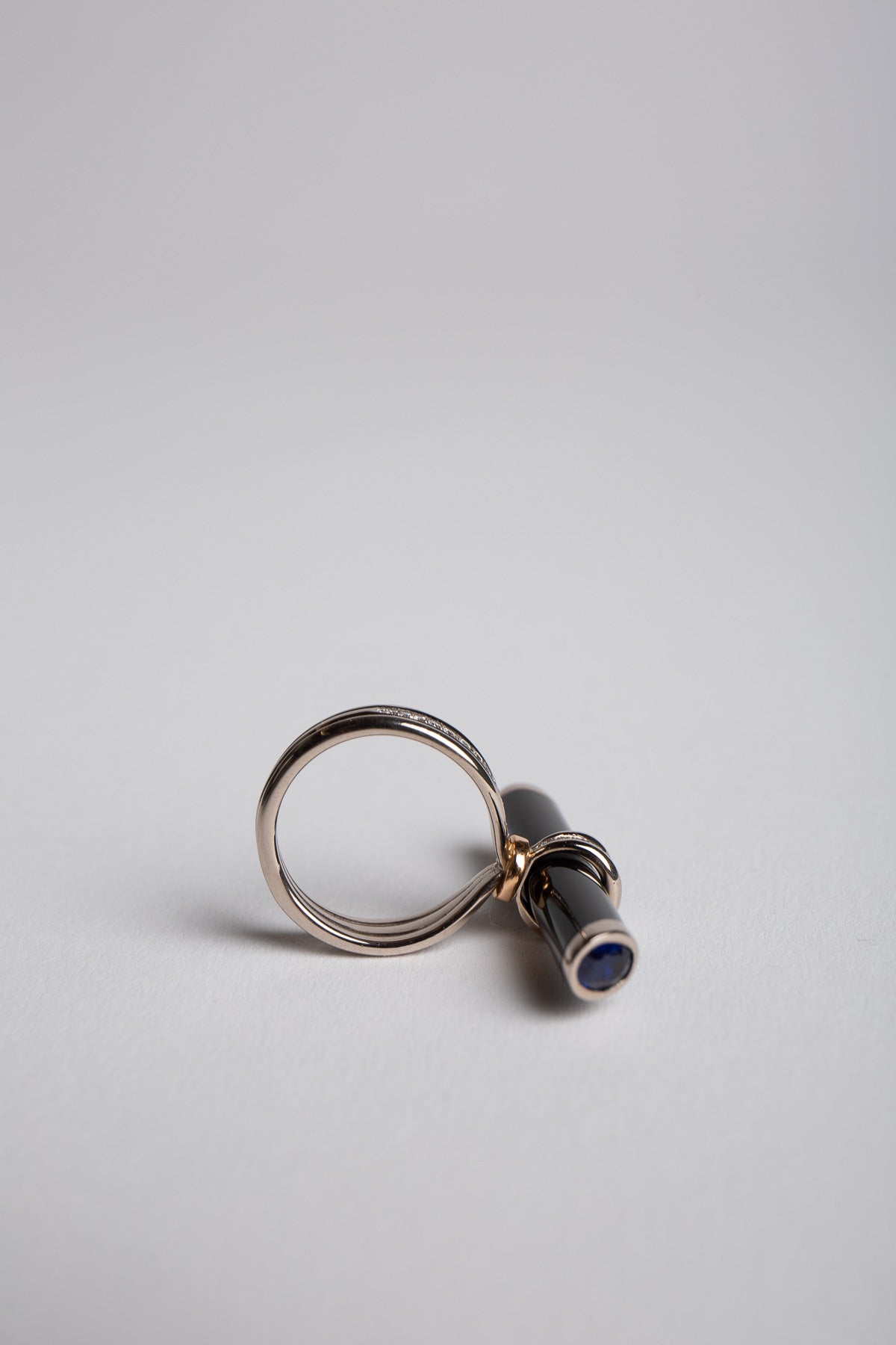 HANNAH MARTIN | BLACK JADE BOUND RING - MAXFIELD LA
