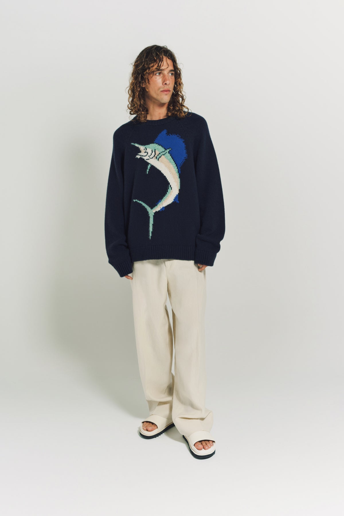 THE ELDER STATESMAN | SAILFISH RAGLAN CREW - MAXFIELD LA