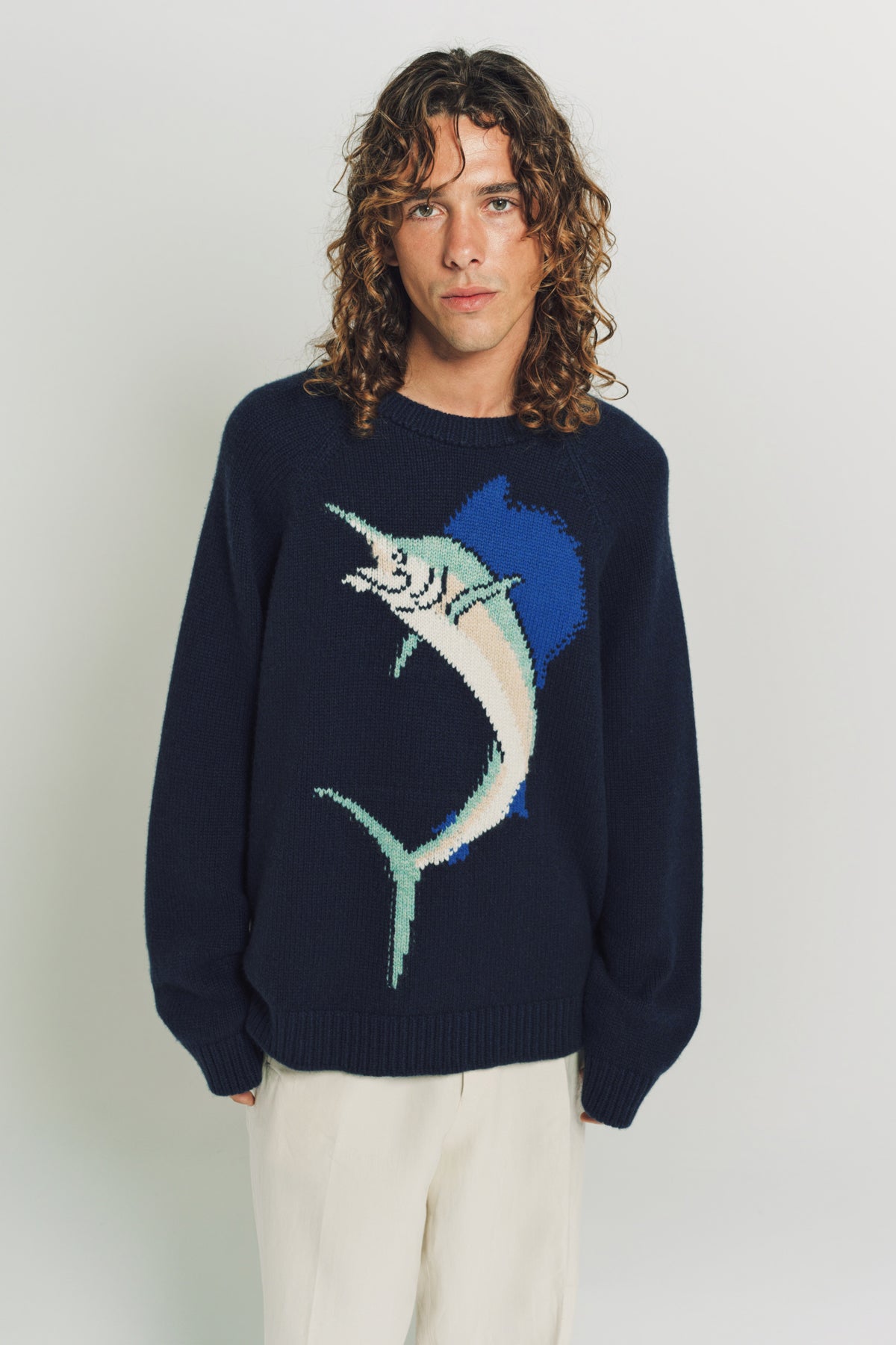 THE ELDER STATESMAN | SAILFISH RAGLAN CREW - MAXFIELD LA