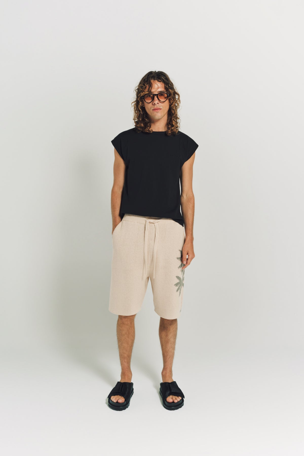 THE ELDER STATESMAN | STRIPE SUPER SOFT SHORTS