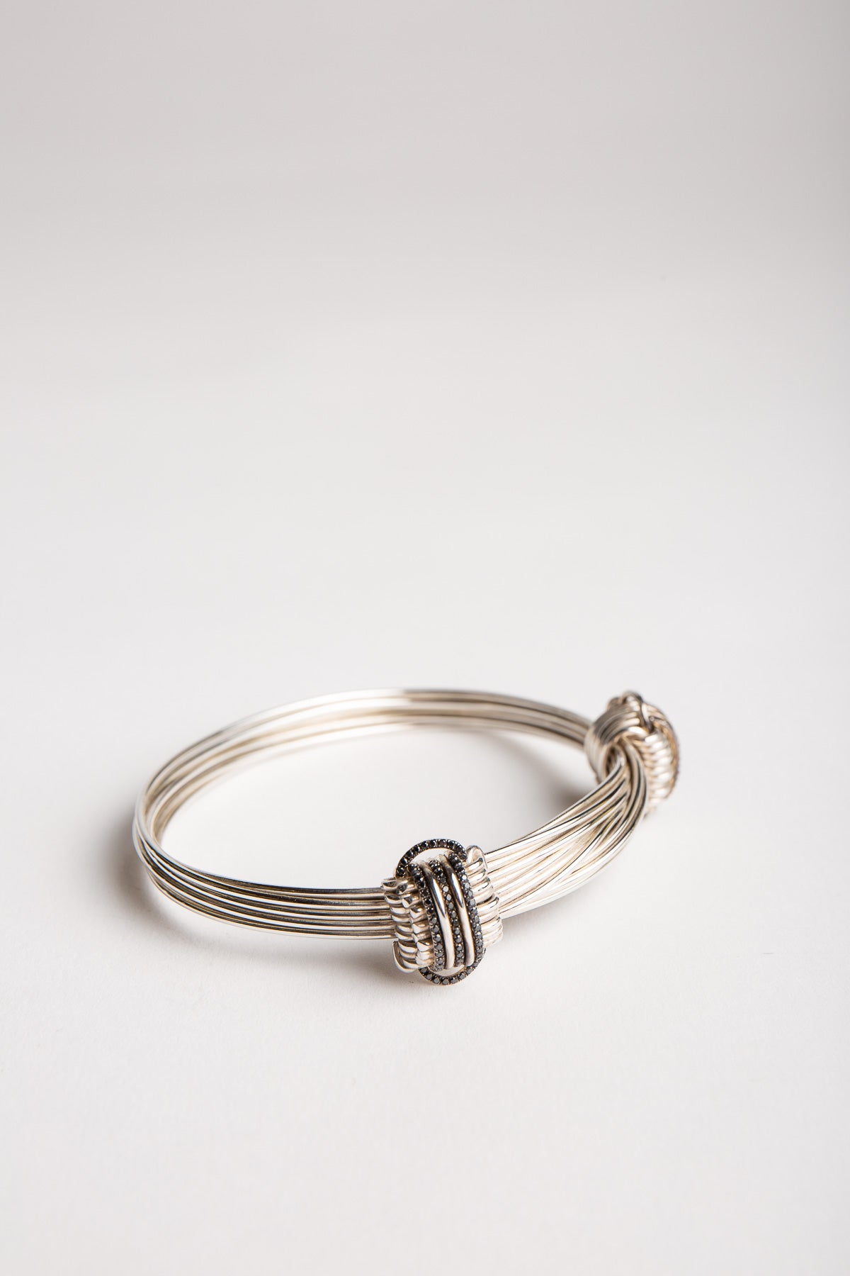 ÉLGÉ | 9 ROW BLACK DIAMOND BRACELET - MAXFIELD LA