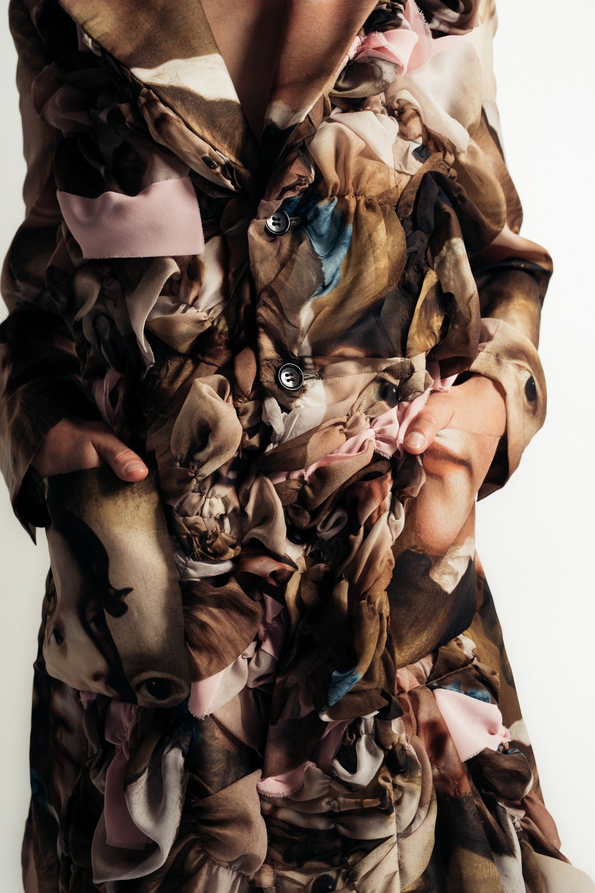 COMME DES GARCONS | ESTER FACE PRINT COAT - MAXFIELD LA