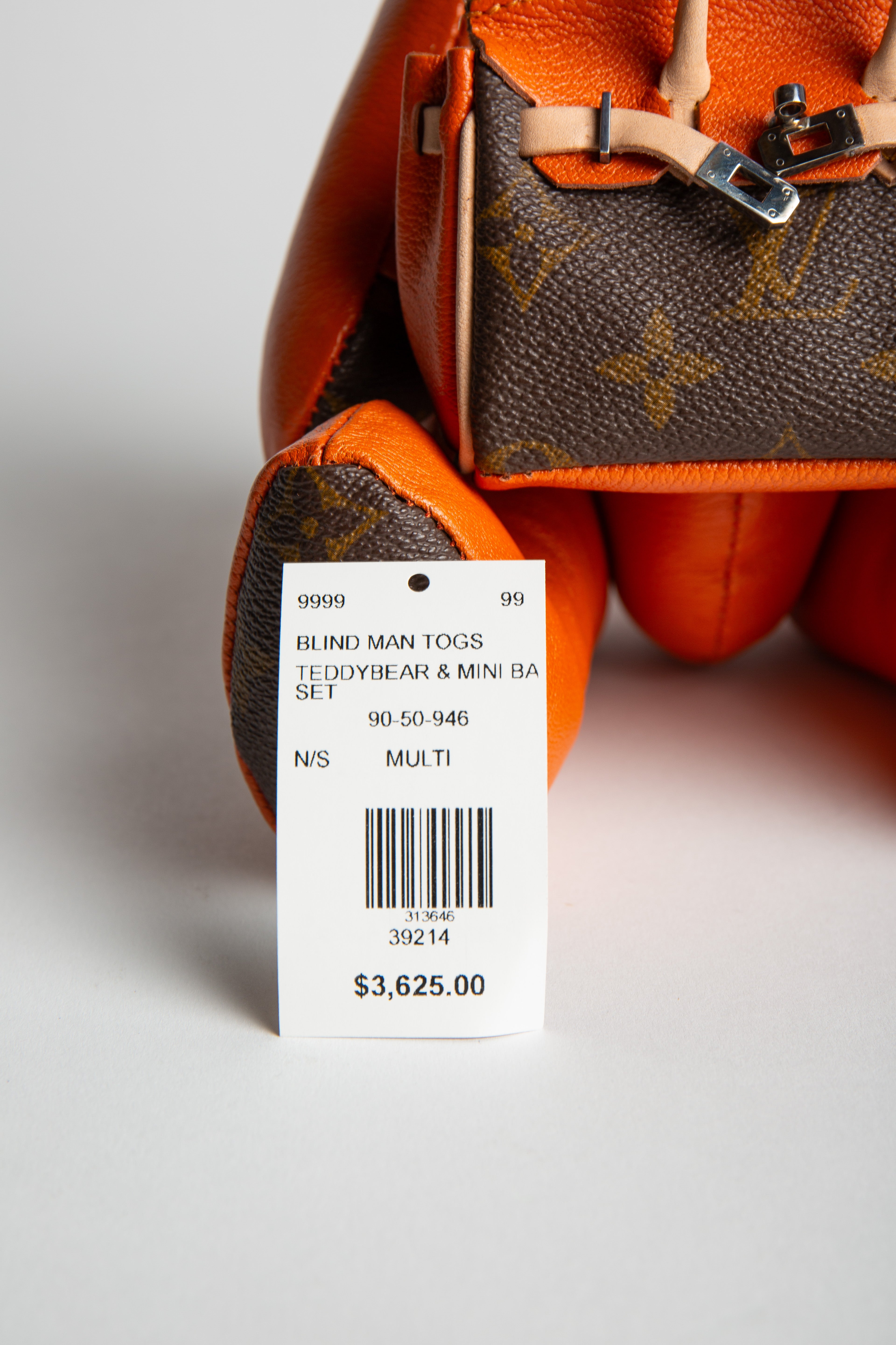 BLIND MAN TOGS | ORANGE TEDDY BEAR