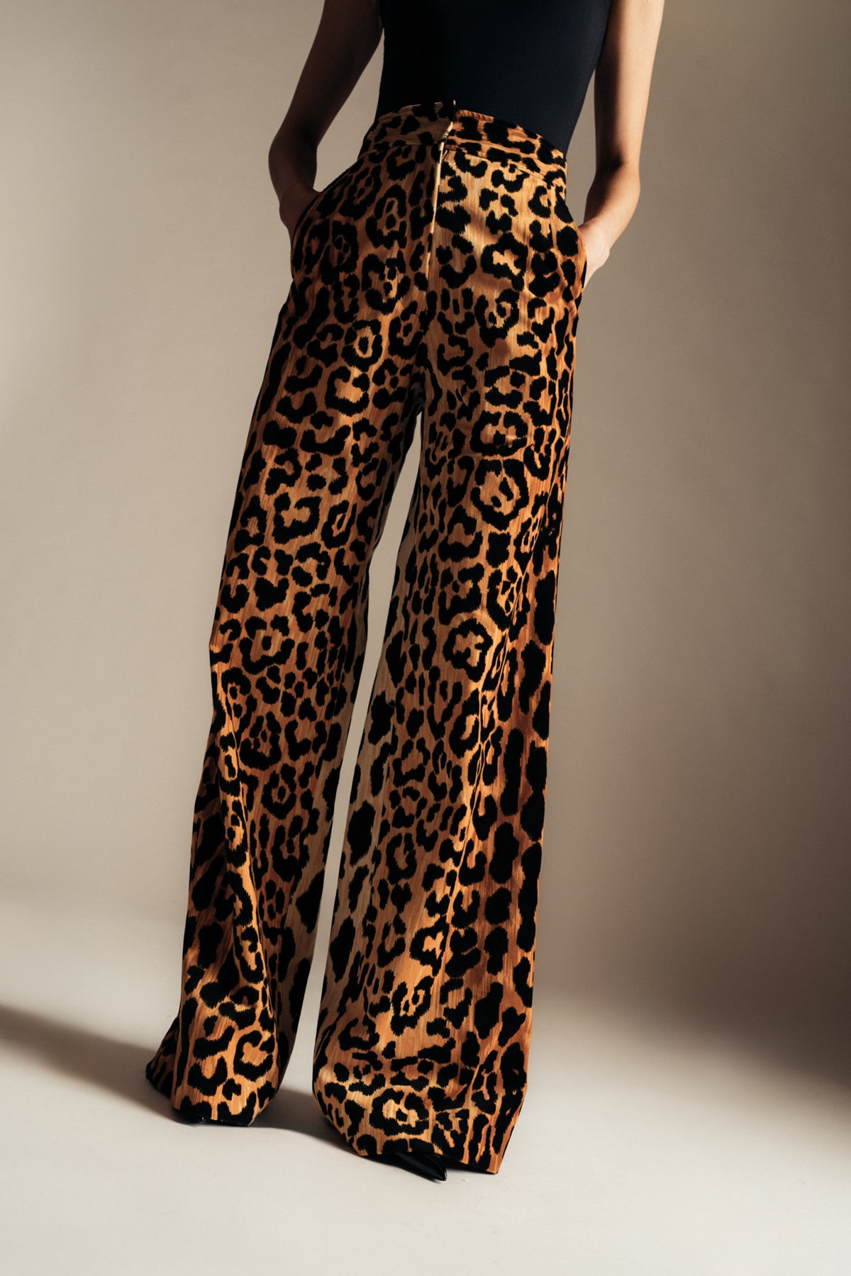 LIBERTINE | ‘LEOPARDO’ WIDE LEG TROUSERS