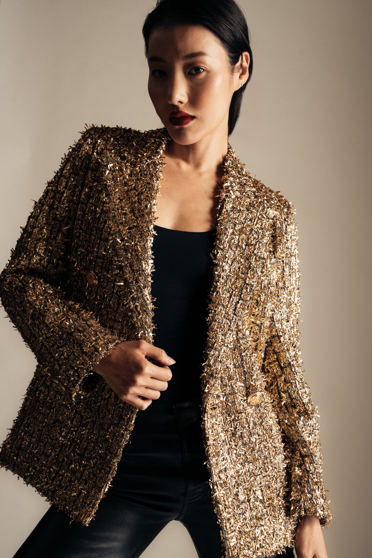 LIBERTINE | 'BRIQUES D'OR' DOUBLE BREASTED JACKET