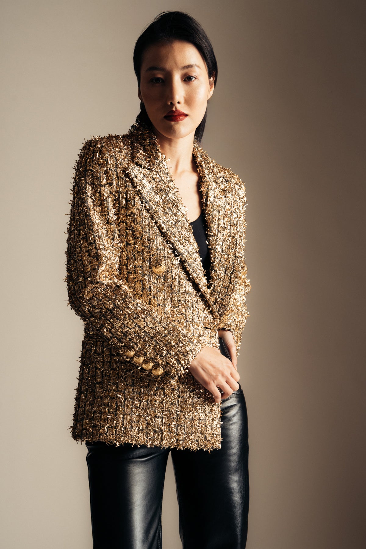 LIBERTINE | 'BRIQUES D'OR' DOUBLE BREASTED JACKET