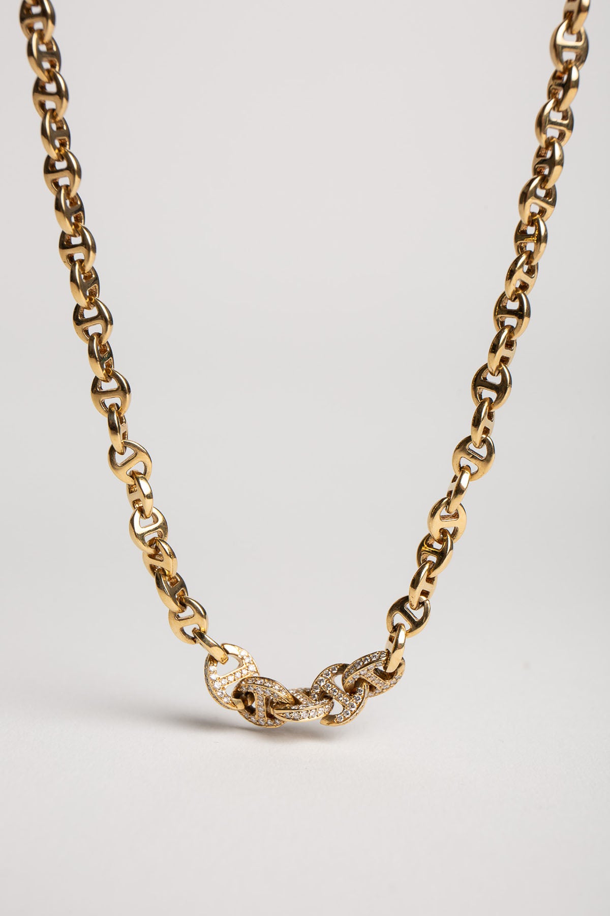 HOORSENBUHS | 18K YELLOW GOLD OPEN-LINK NECKLACE