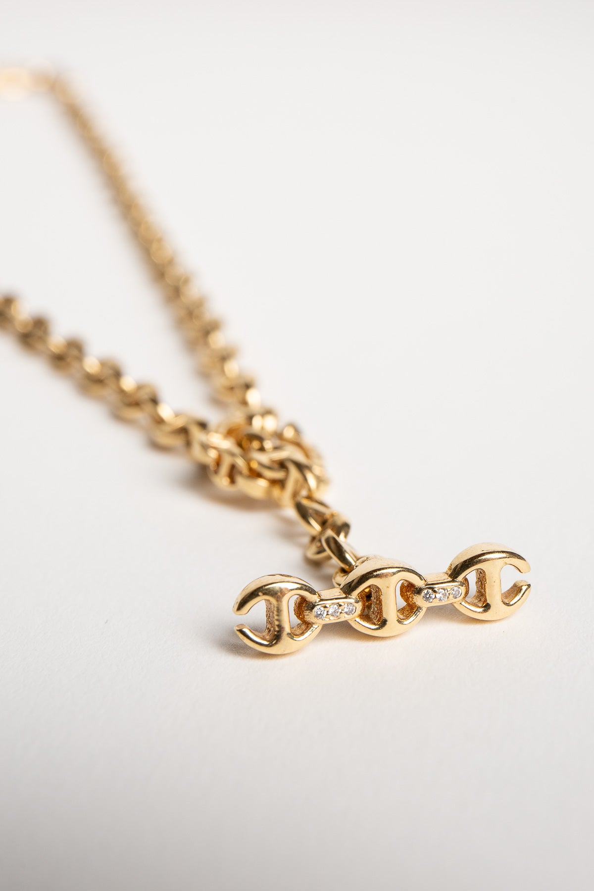 HOORSENBUHS | 18K YELLOW GOLD OPEN-LINK NECKLACE - MAXFIELD LA