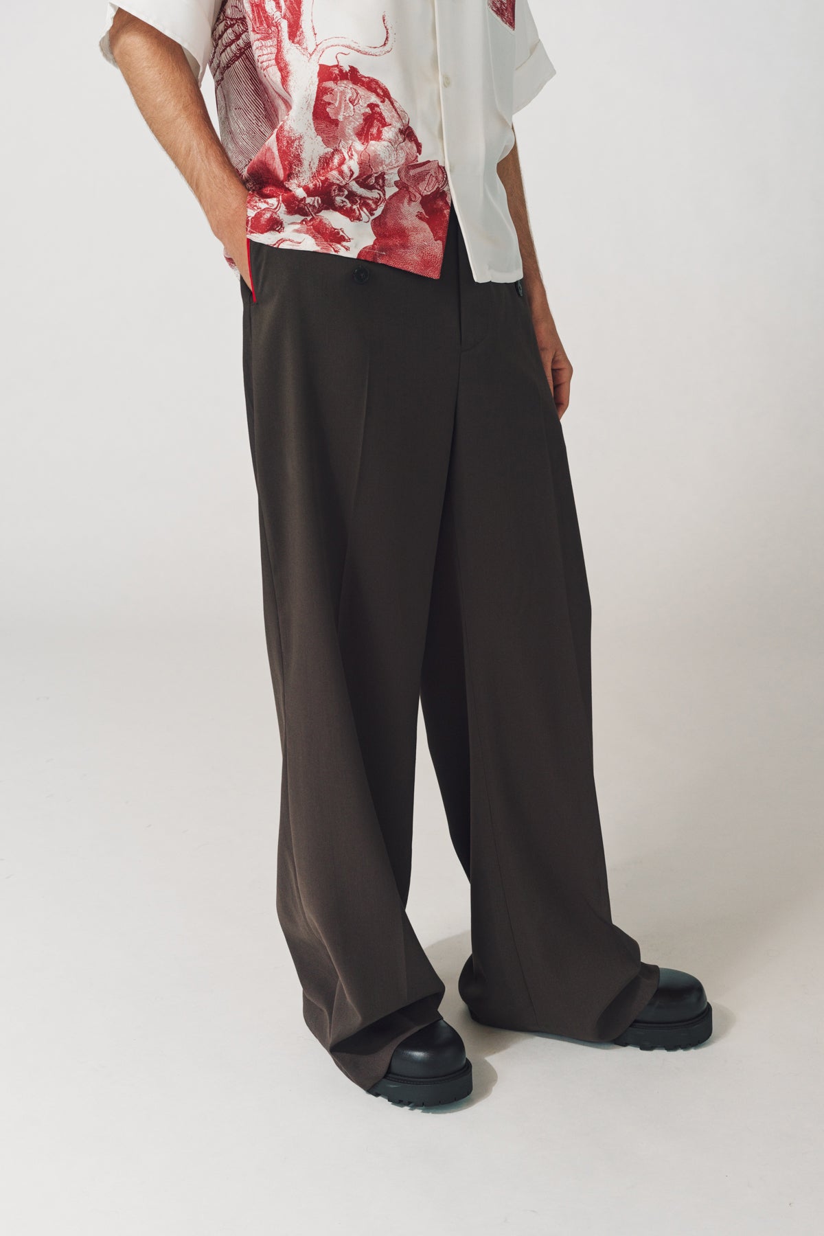 ENFANTS RICHES DÉPRIMÉS | WIDE LEG SCOUT TROUSERS - MAXFIELD LA