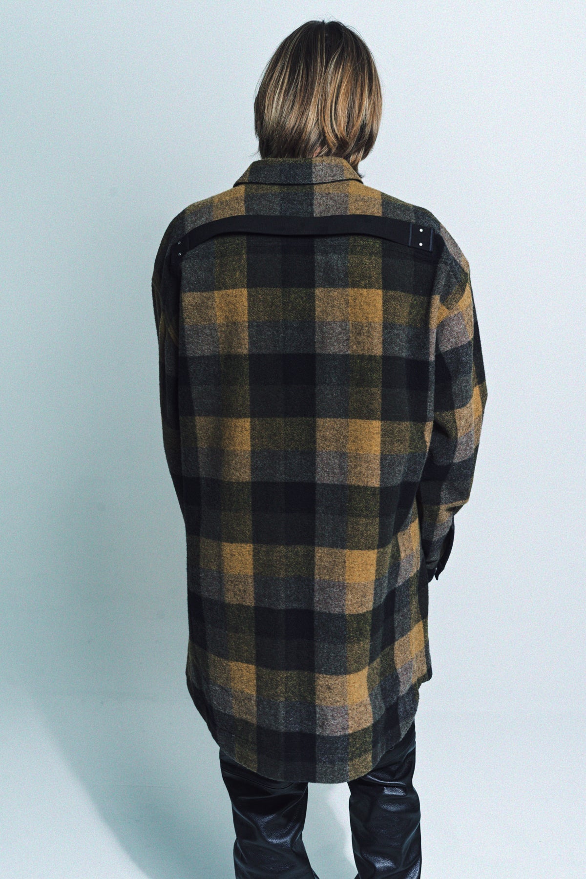 RICK OWENS | OVERSIZED PLAID OUTERSHRT - MAXFIELD LA