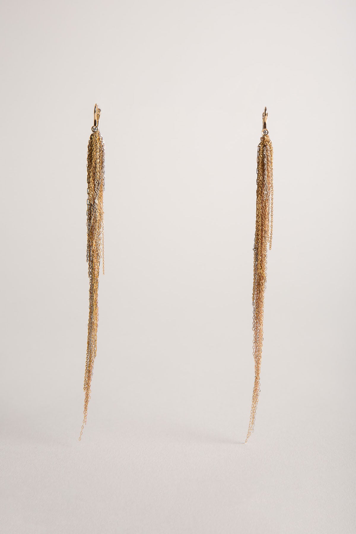MARTIN BERNSTEIN | GOLD DIAMOND CHAIN EARRINGS - MAXFIELD LA