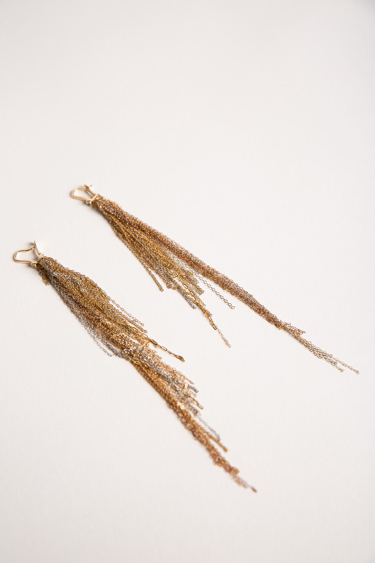 MARTIN BERNSTEIN | GOLD DIAMOND CHAIN EARRINGS - MAXFIELD LA