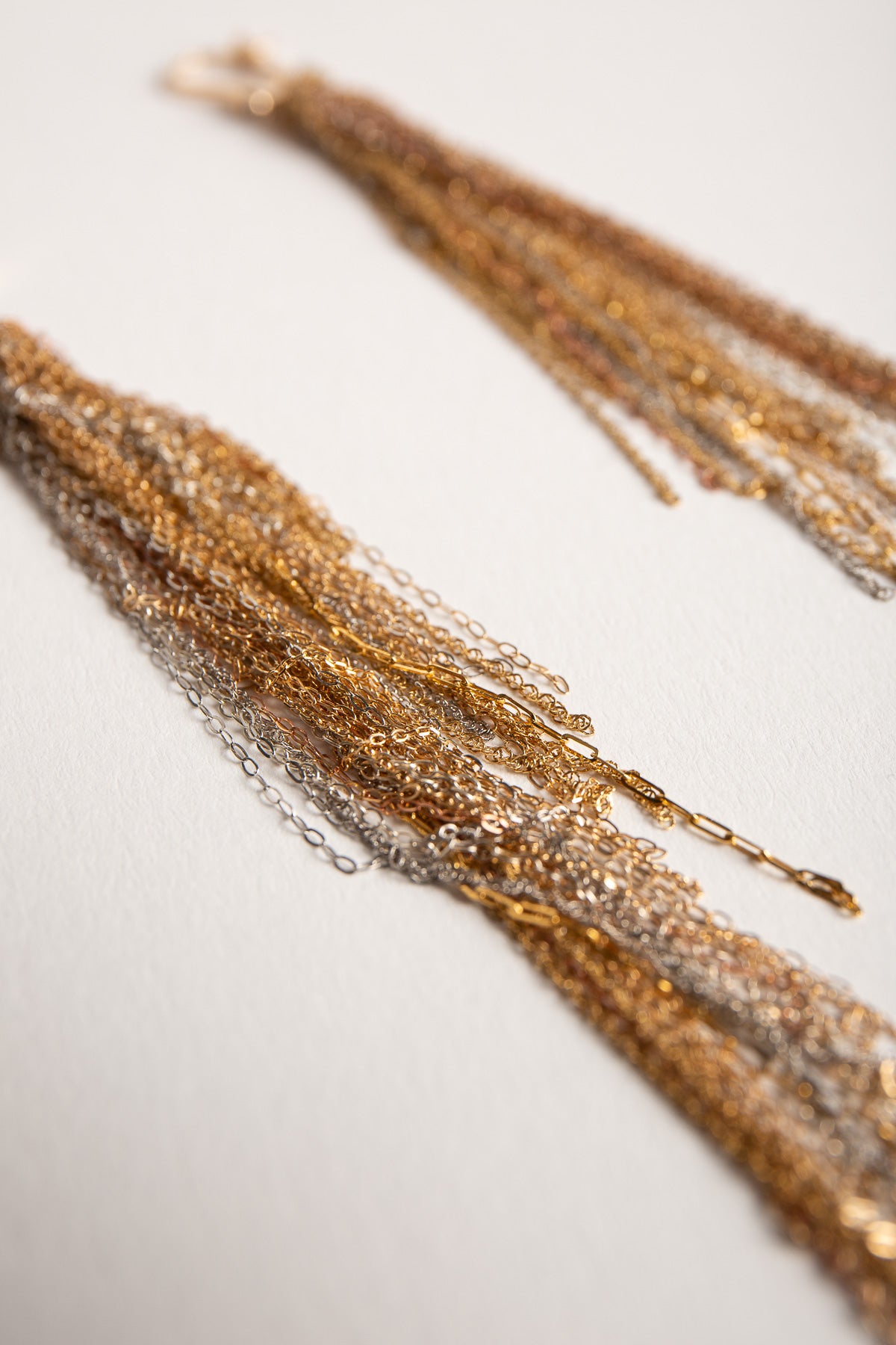 MARTIN BERNSTEIN | GOLD DIAMOND CHAIN EARRINGS - MAXFIELD LA