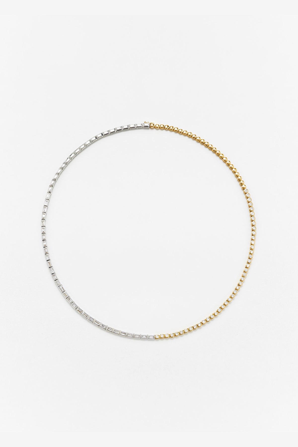 YVONNE LÉON | DIAMOND RIVIERE NECKLACE - MAXFIELD LA