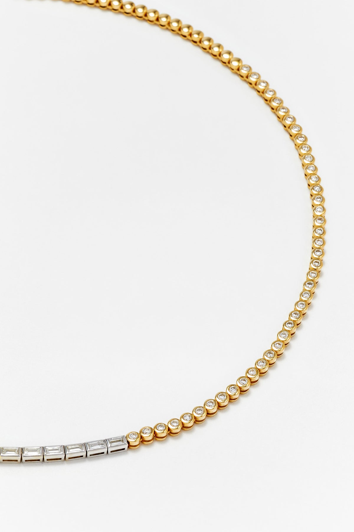 YVONNE LÉON | DIAMOND RIVIERE NECKLACE - MAXFIELD LA