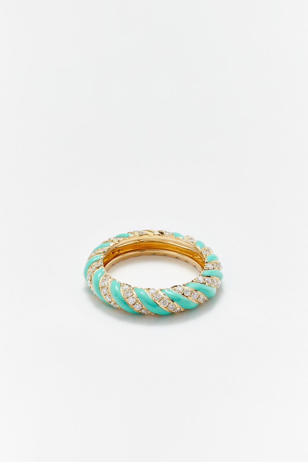 YVONNE LÉON | TWISTED TURQUOISE RING