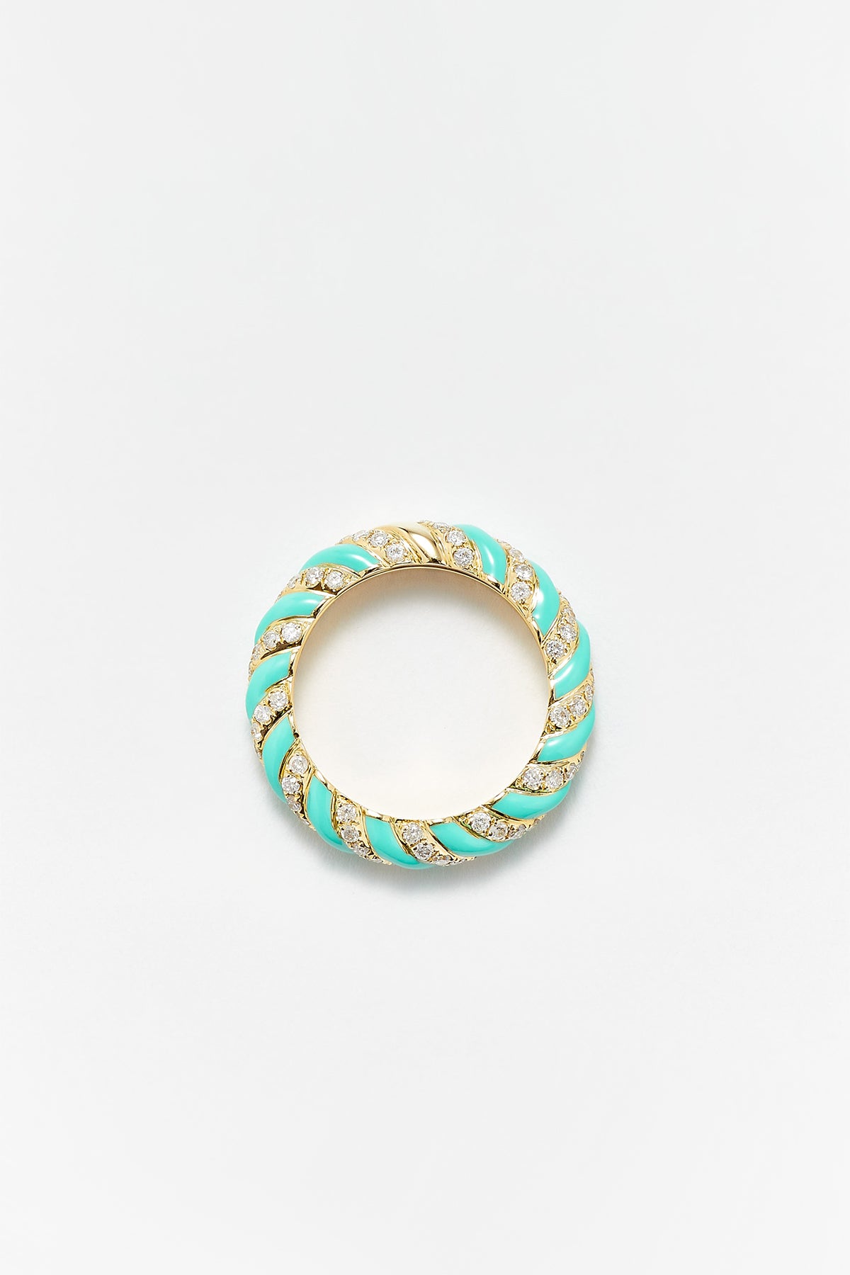 YVONNE LÉON | TWISTED TURQUOISE RING