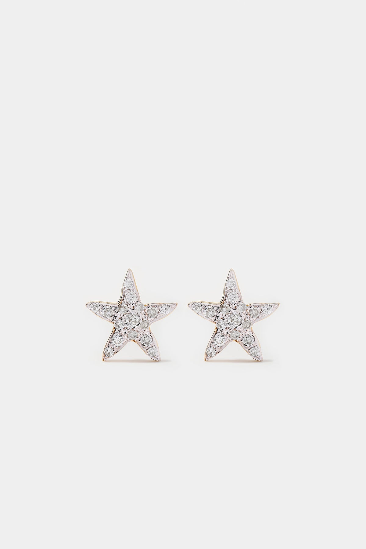 YVONNE LÉON | DIAMOND STARFISH EARRINGS - MAXFIELD LA