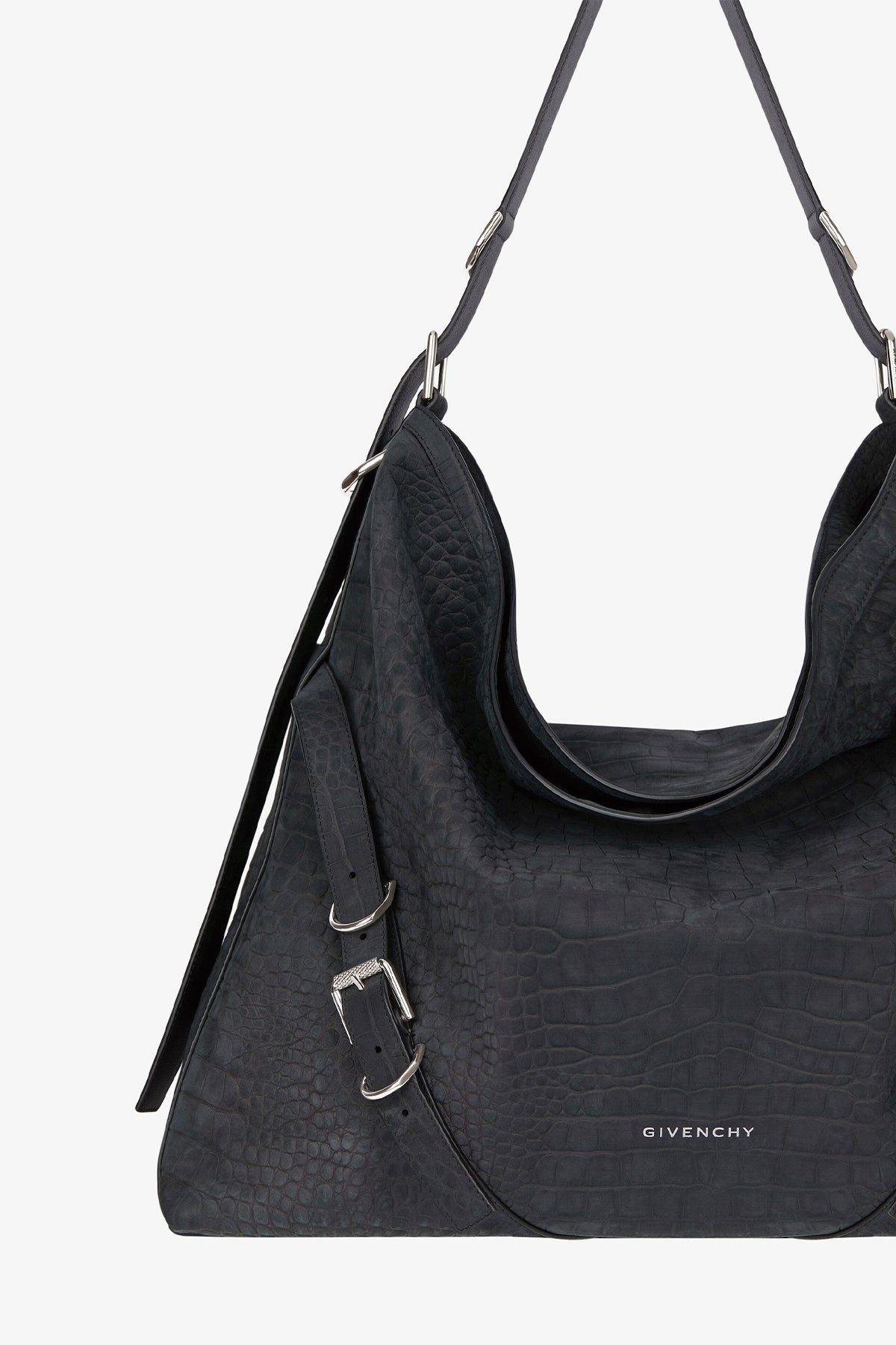 GIVENCHY | LARGE CROCODILE VOYOU BAG - MAXFIELD LA