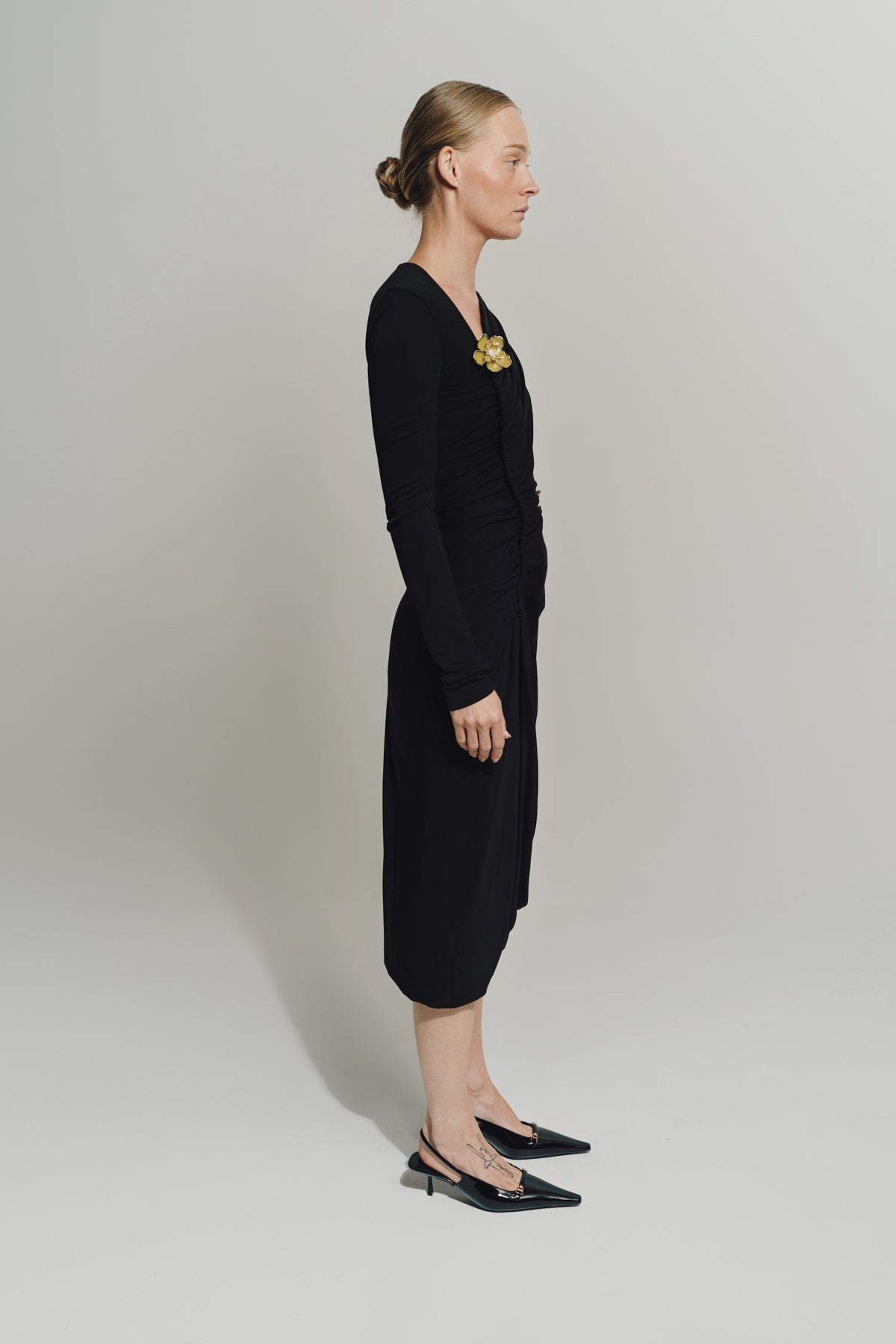 BOTTEGA VENETA | VISCOSE JERSEY DRESS - MAXFIELD LA