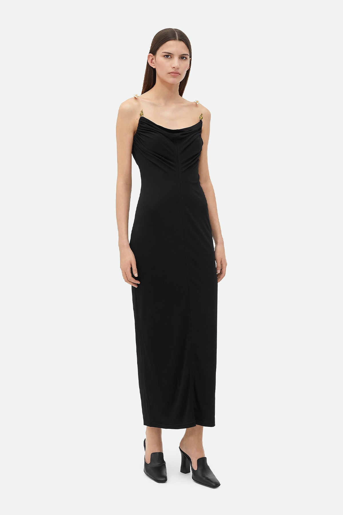 BOTTEGA VENETA | VISCOSE JERSEY DRESS - MAXFIELD LA