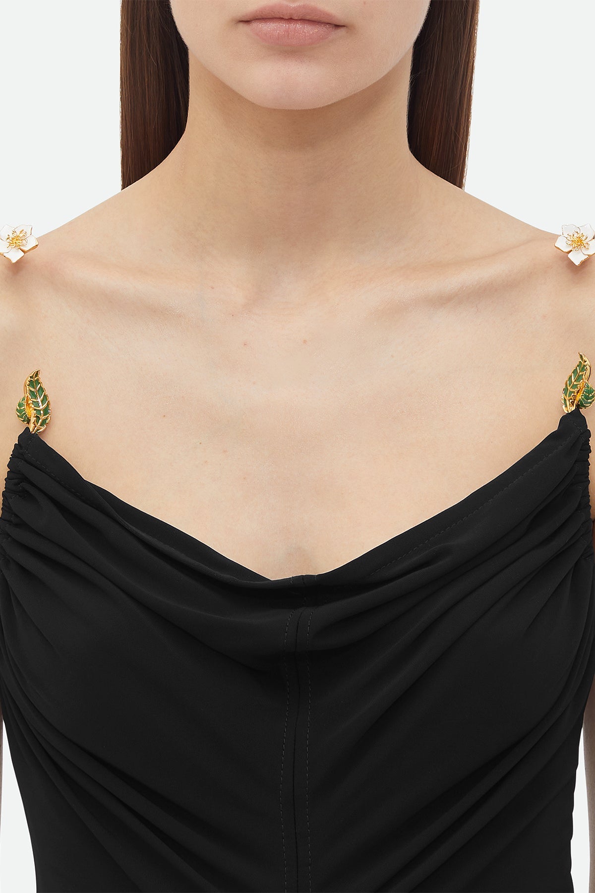 BOTTEGA VENETA | VISCOSE JERSEY DRESS - MAXFIELD LA