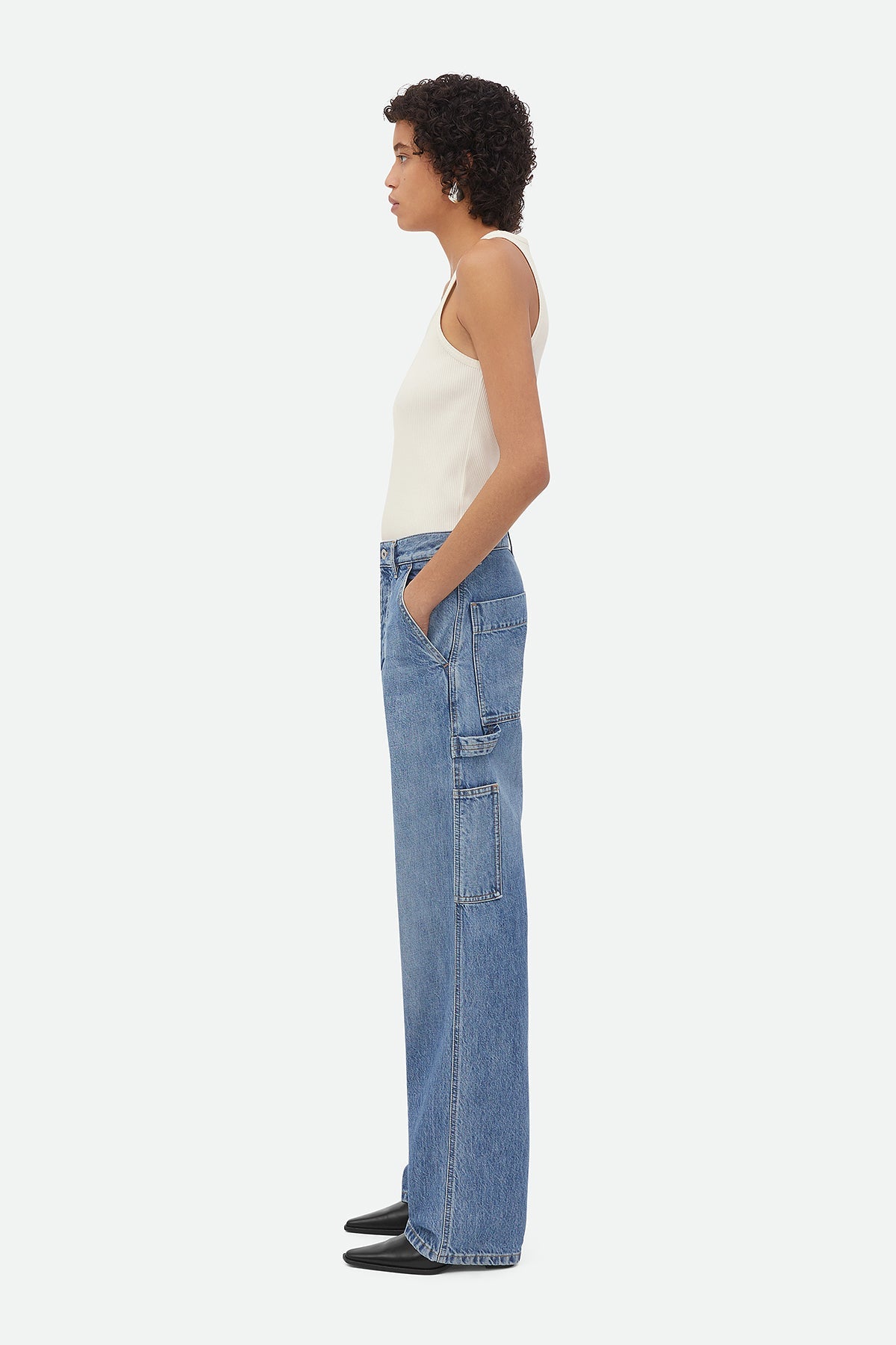 BOTTEGA VENETA | VINTAGE INDIGO CARGO DENIM - MAXFIELD LA