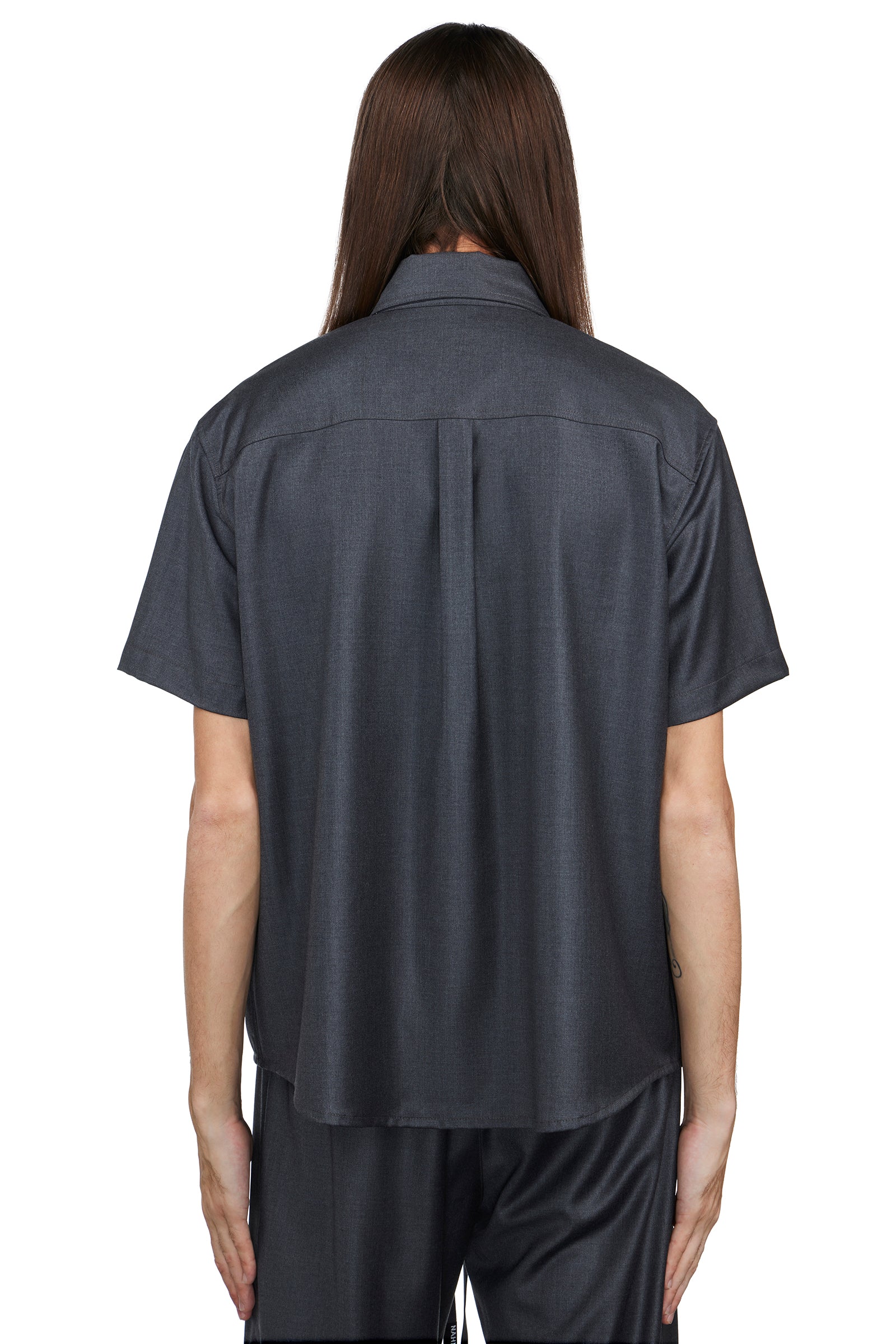 NAHMIAS | SHORT SLEEVE ZIP-UP SHIRT - MAXFIELD LA