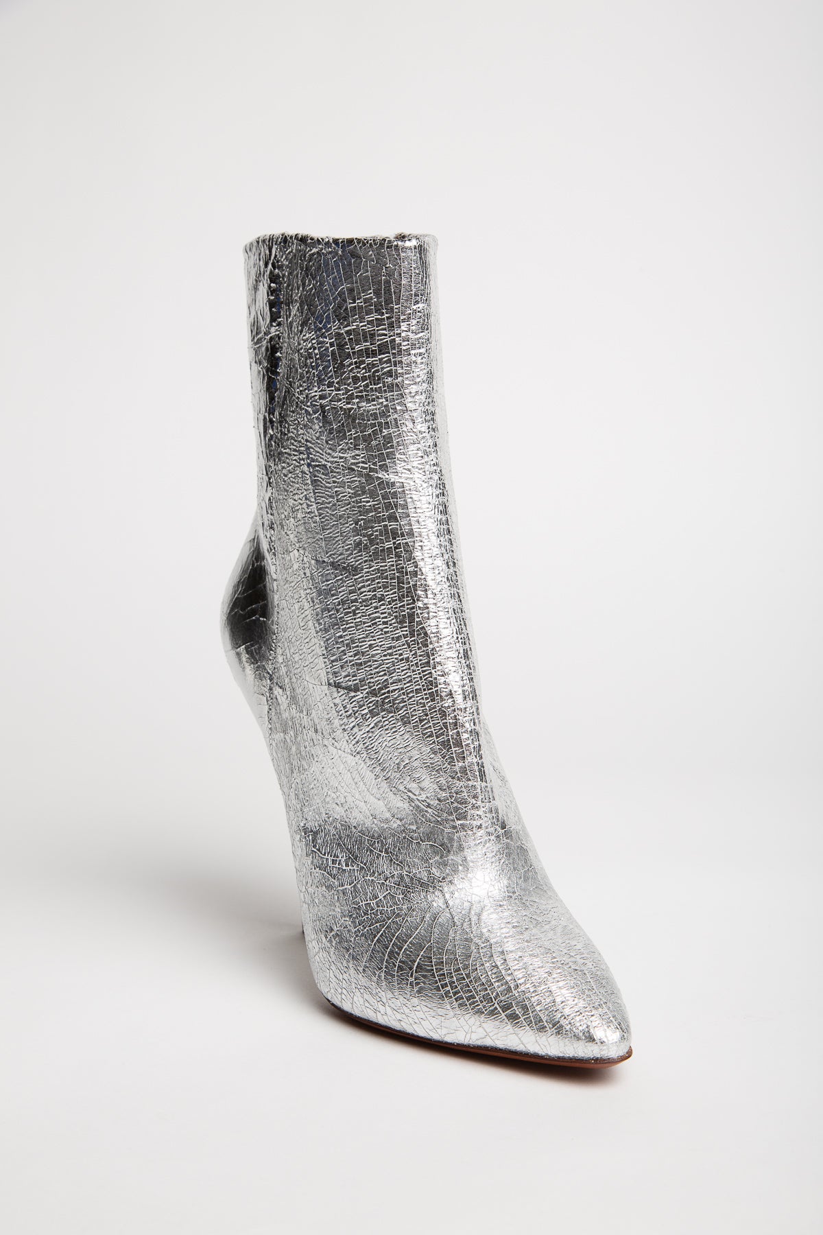 VETEMENTS | LEATHER CRACKLE BOOTS