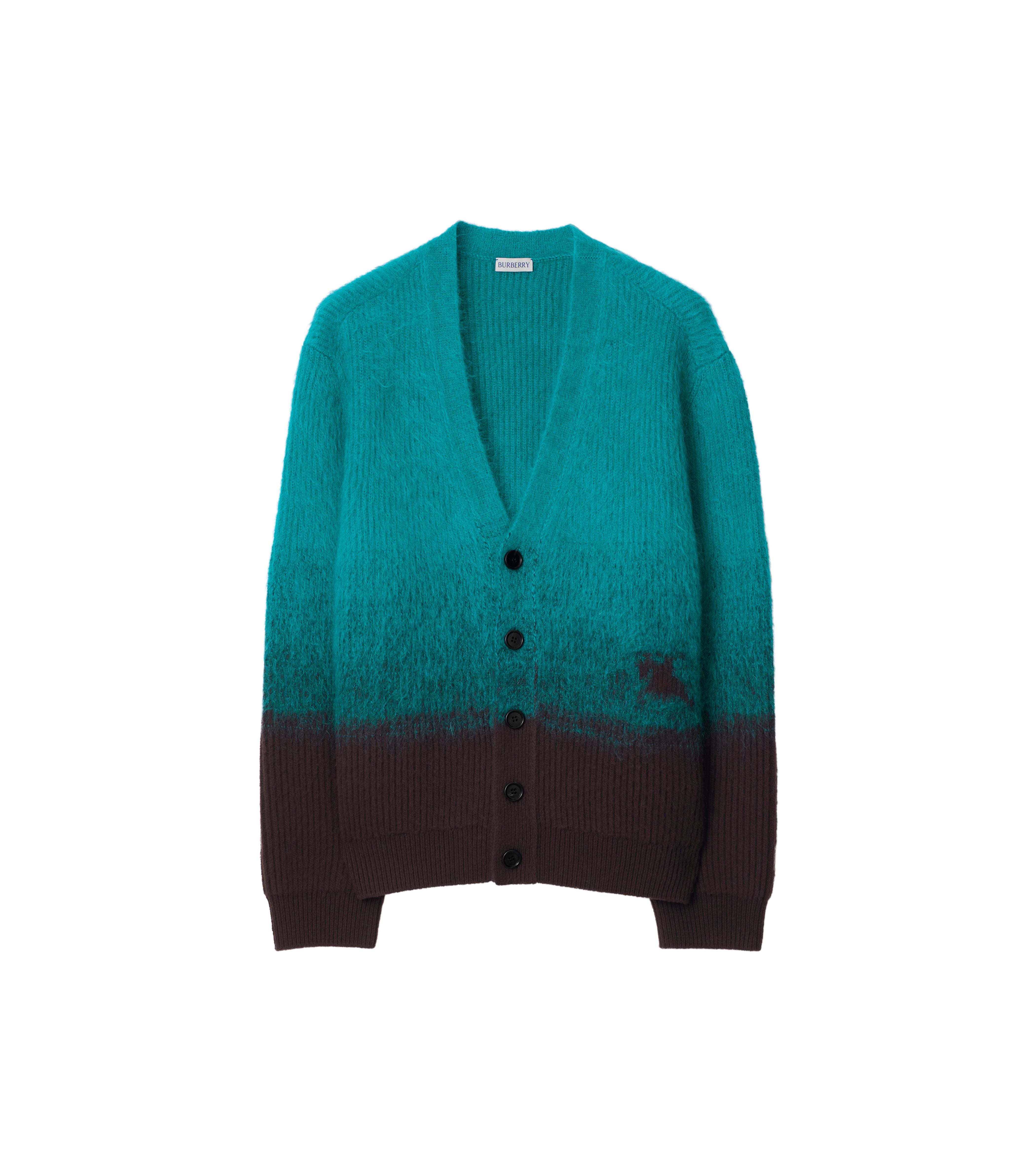 BURBERRY | WOOL MOHAIR BLEND CARDIGAN - MAXFIELD LA