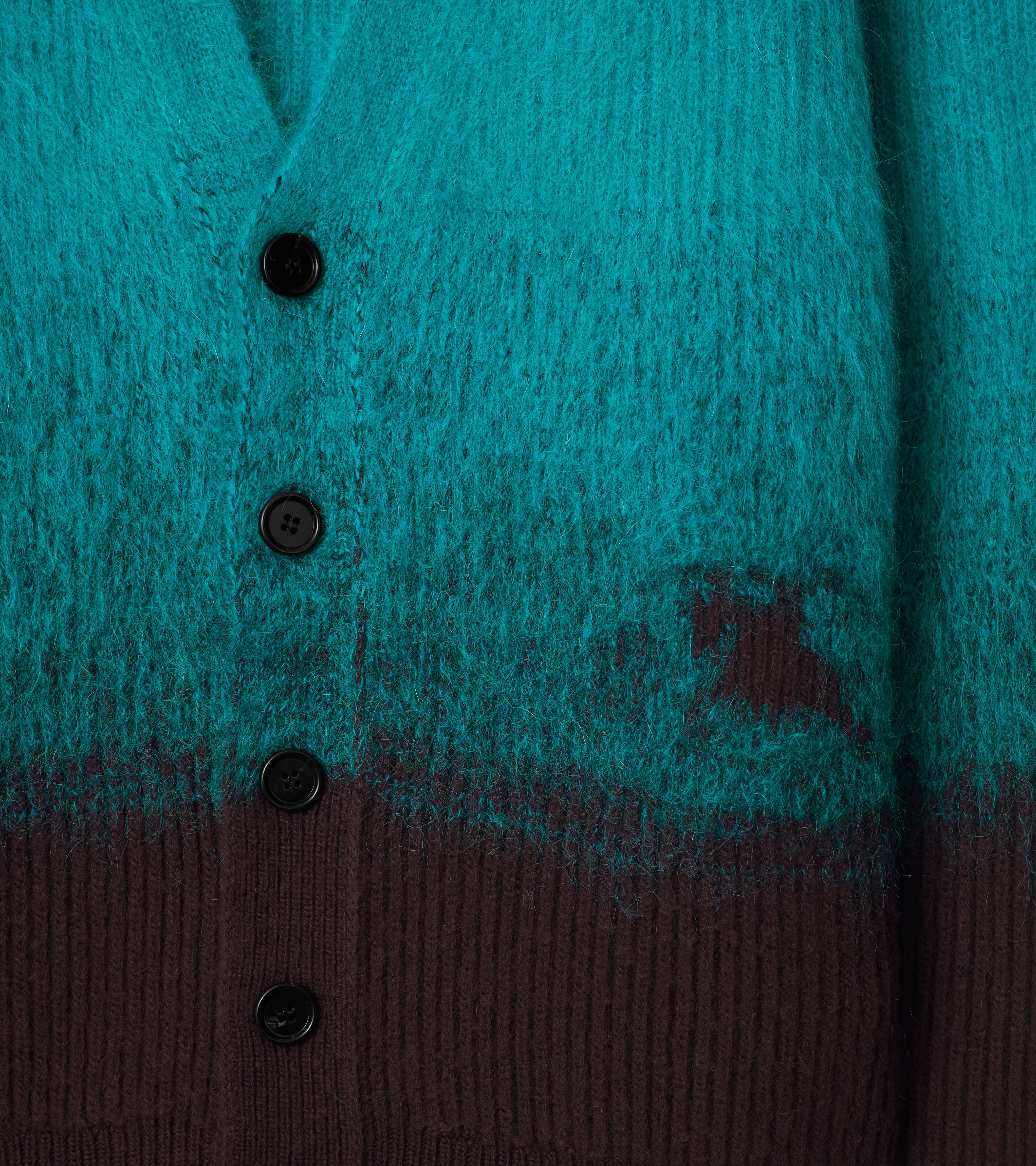 BURBERRY | WOOL MOHAIR BLEND CARDIGAN - MAXFIELD LA