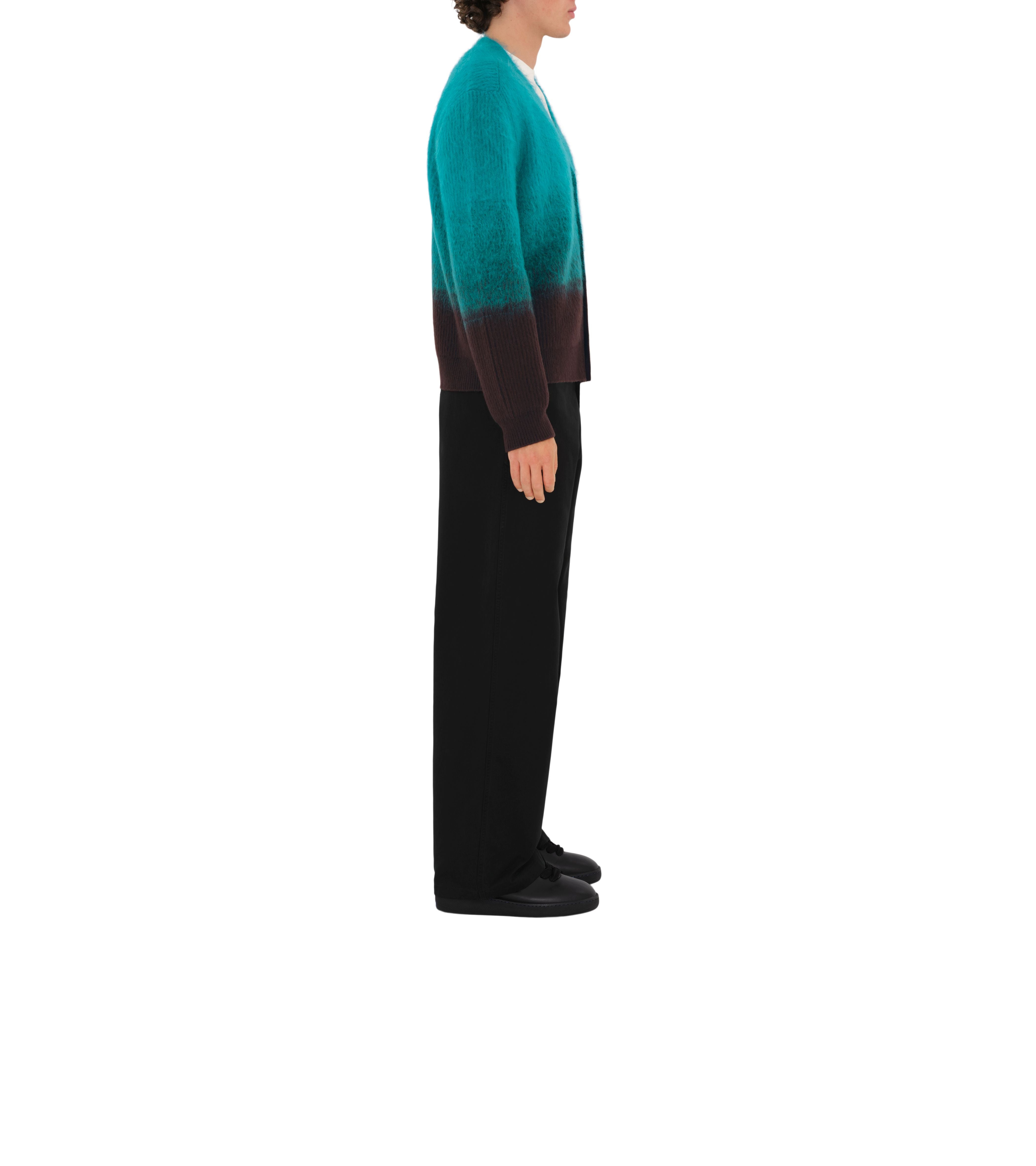 BURBERRY | WOOL MOHAIR BLEND CARDIGAN - MAXFIELD LA