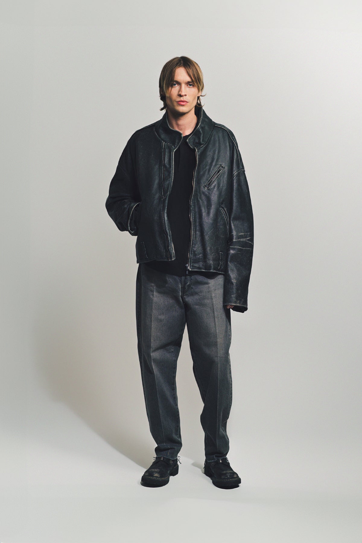 FEAR OF GOD | VINTAGE LEATHER MOTORCYCLE JACKET