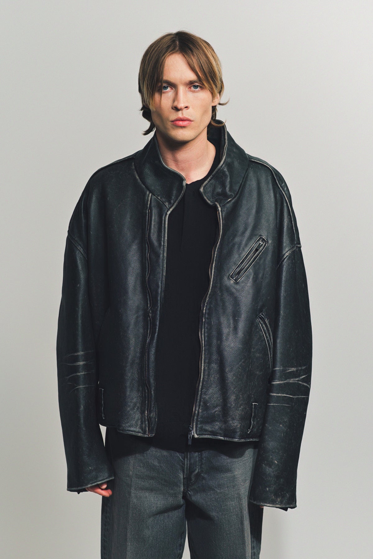 FEAR OF GOD | VINTAGE LEATHER MOTORCYCLE JACKET