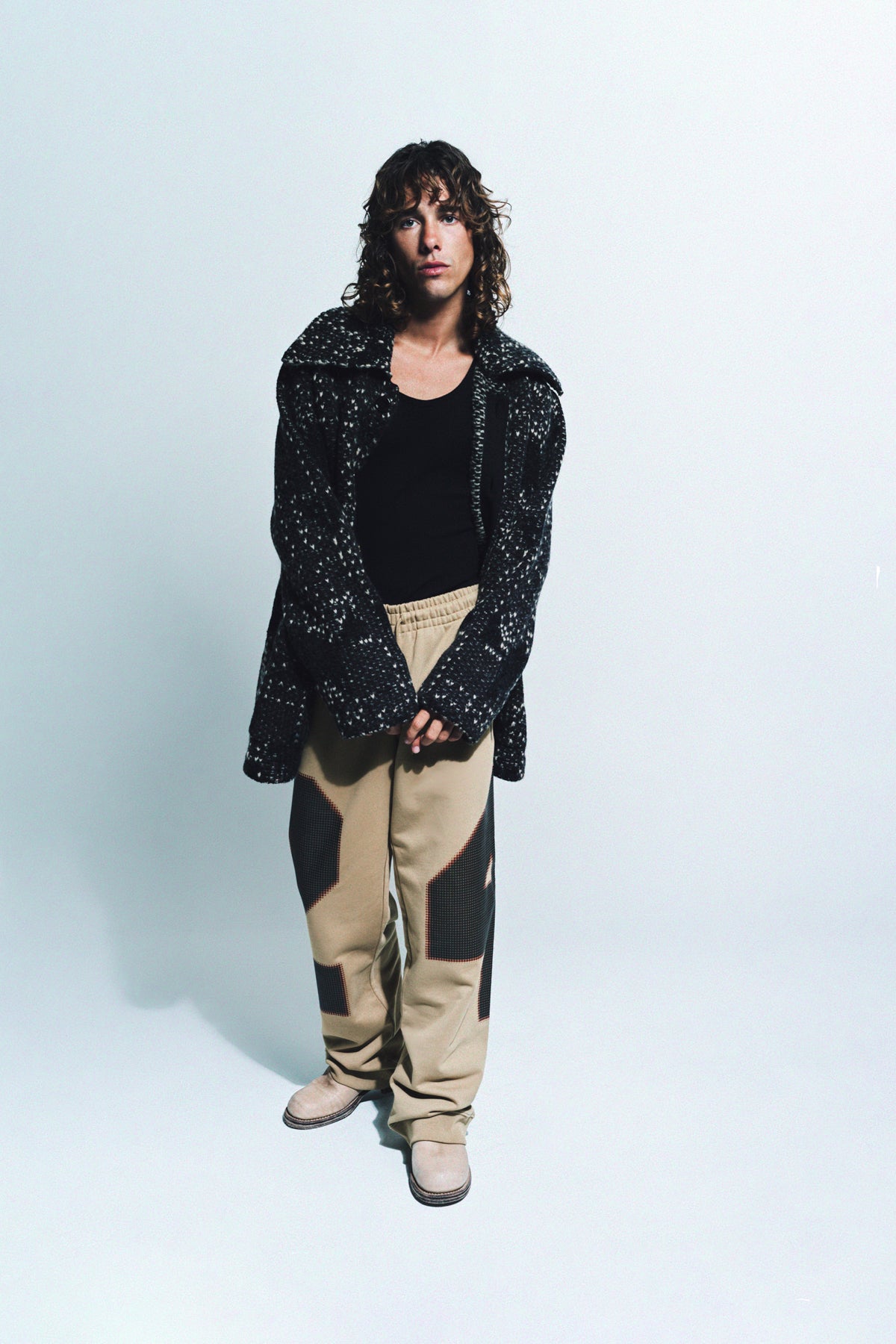 DRIES VAN NOTEN | NUMBERED LOOSE SWEATPANTS - MAXFIELD LA