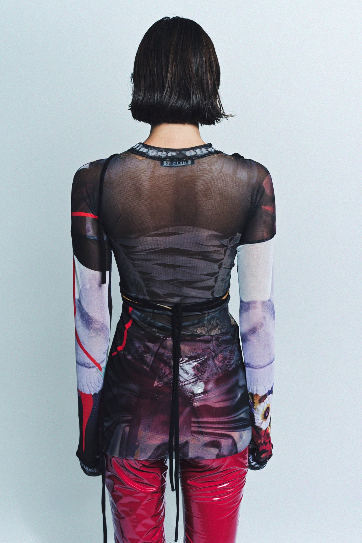 OTTOLINGER | MESH DECONSTRUCTED LONG SLEEVE - MAXFIELD LA