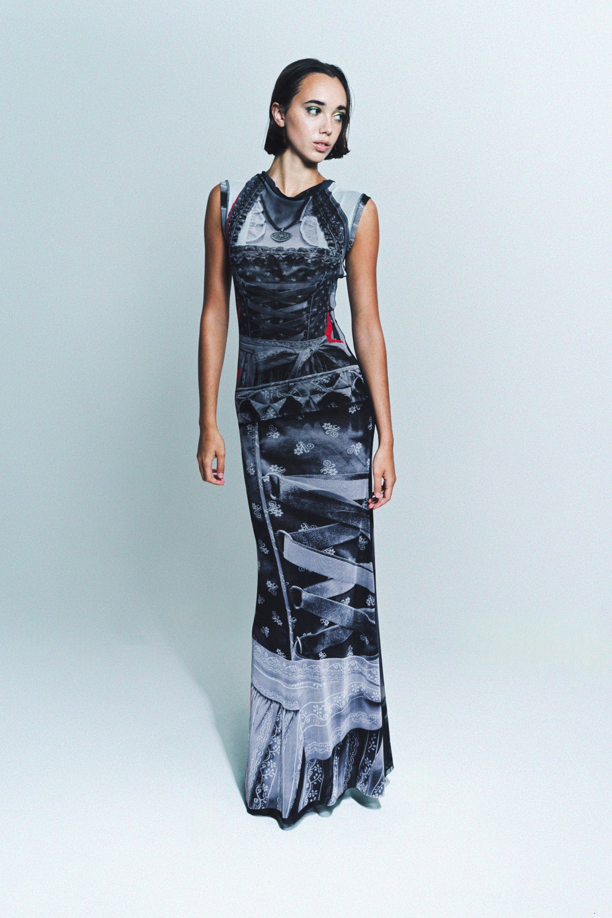 OTTOLINGER | MESH MAXI DRESS - MAXFIELD LA