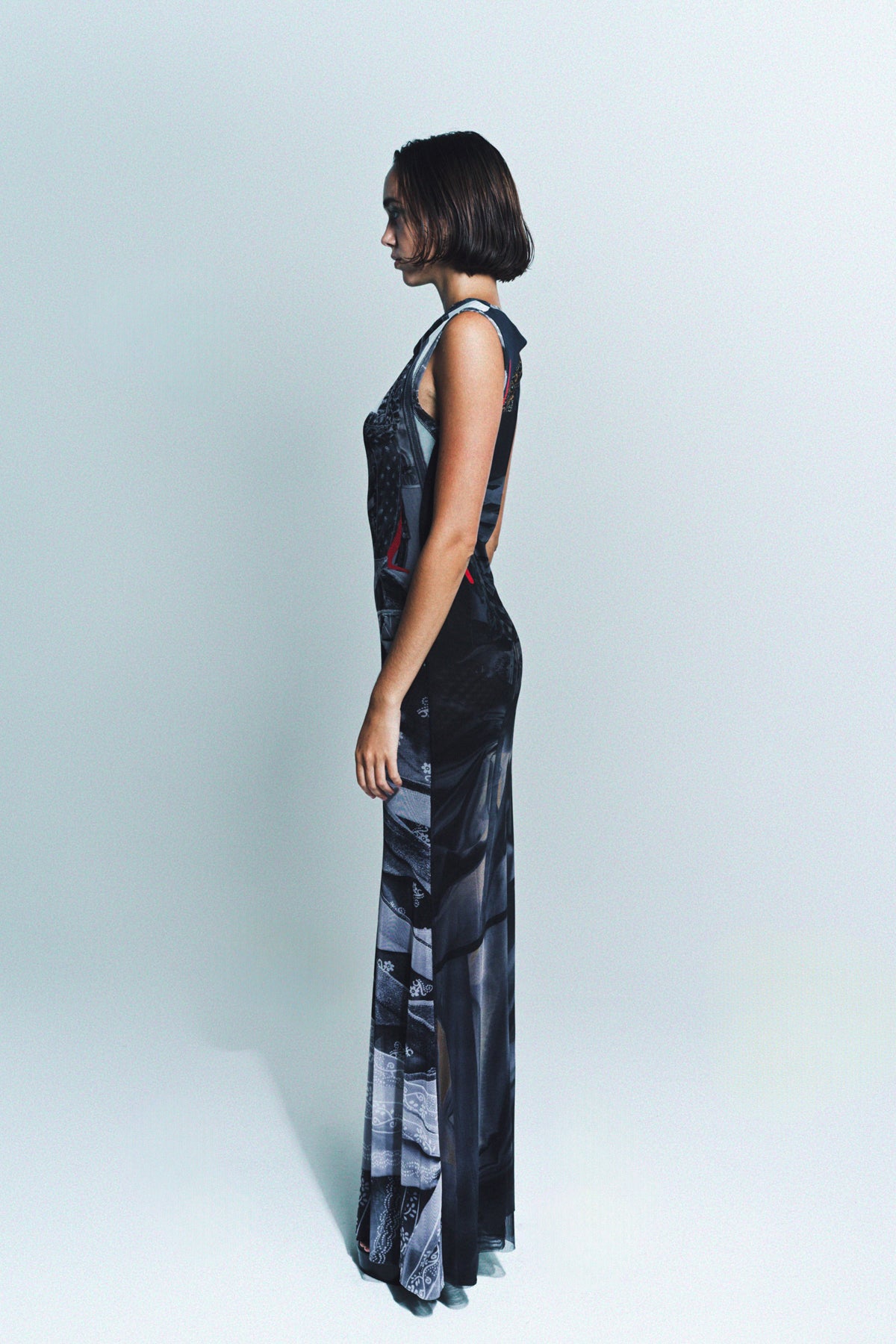OTTOLINGER | MESH MAXI DRESS - MAXFIELD LA